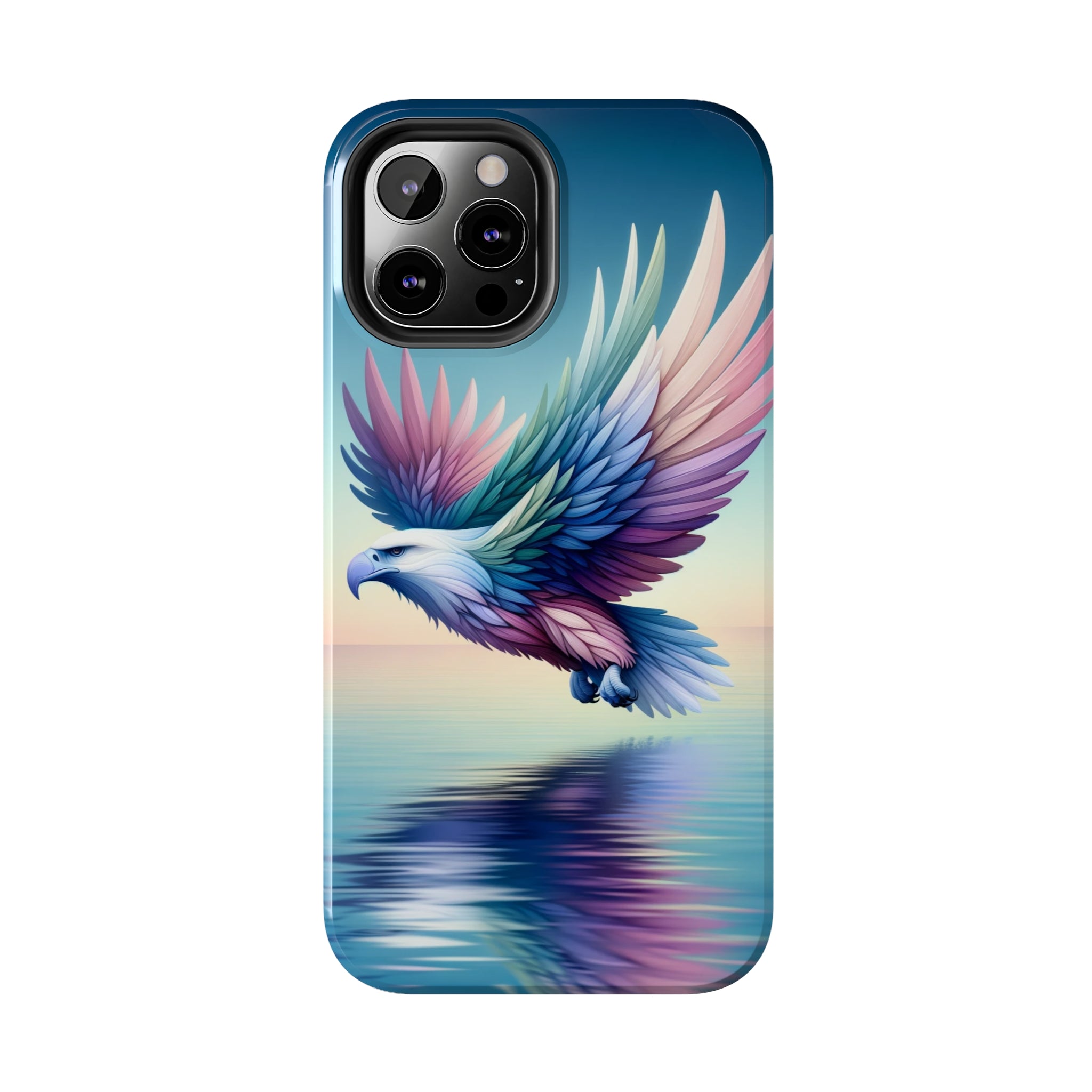 Eagle with colourful feathers - Tough Phone Case