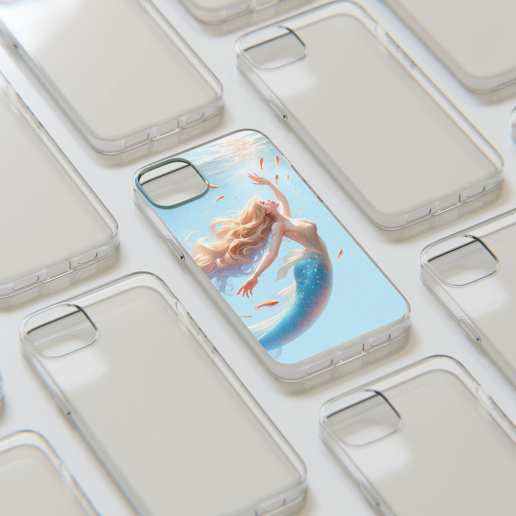 Blond Mermaid - Soft Phone Case