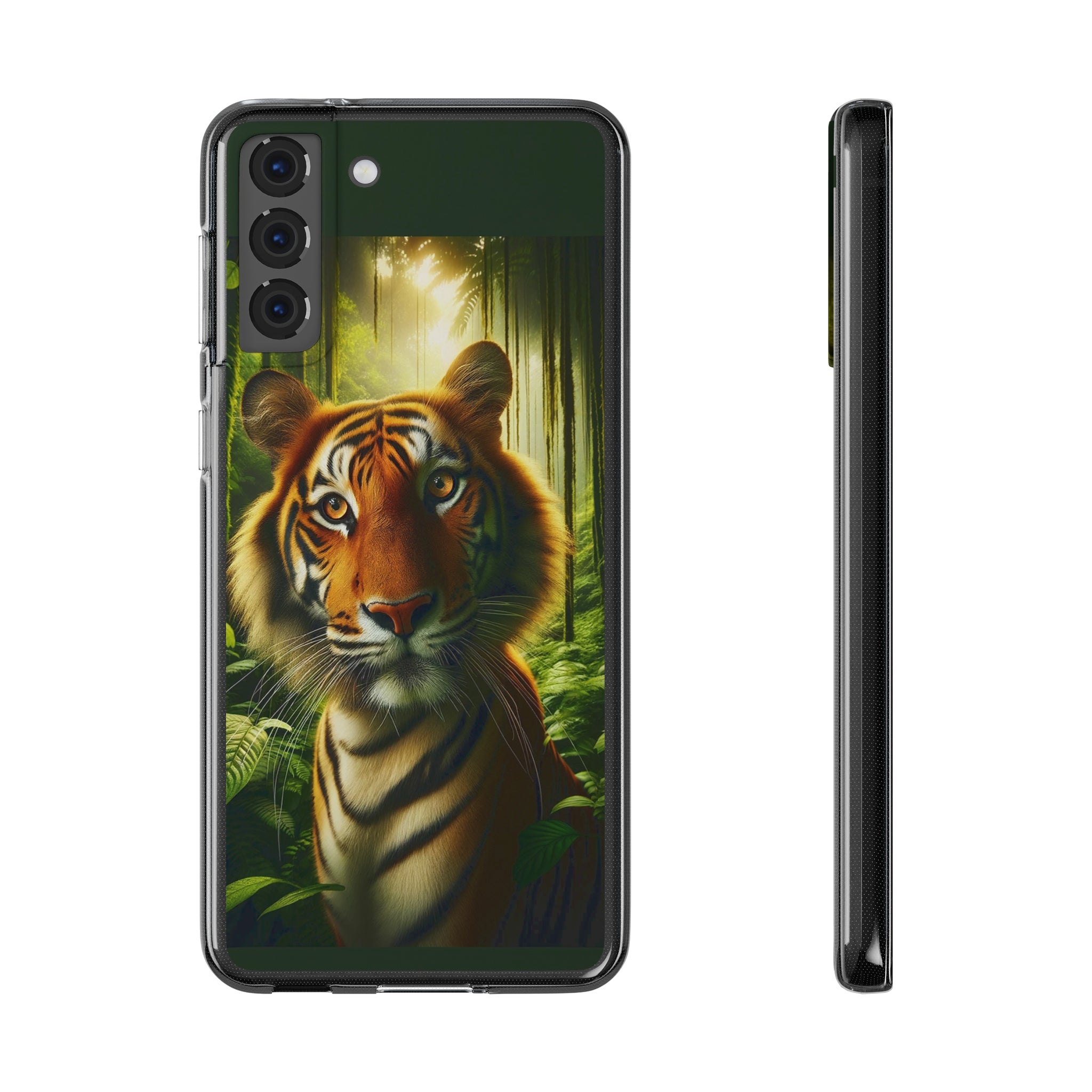 Curious Tiger - Soft Phone Cases