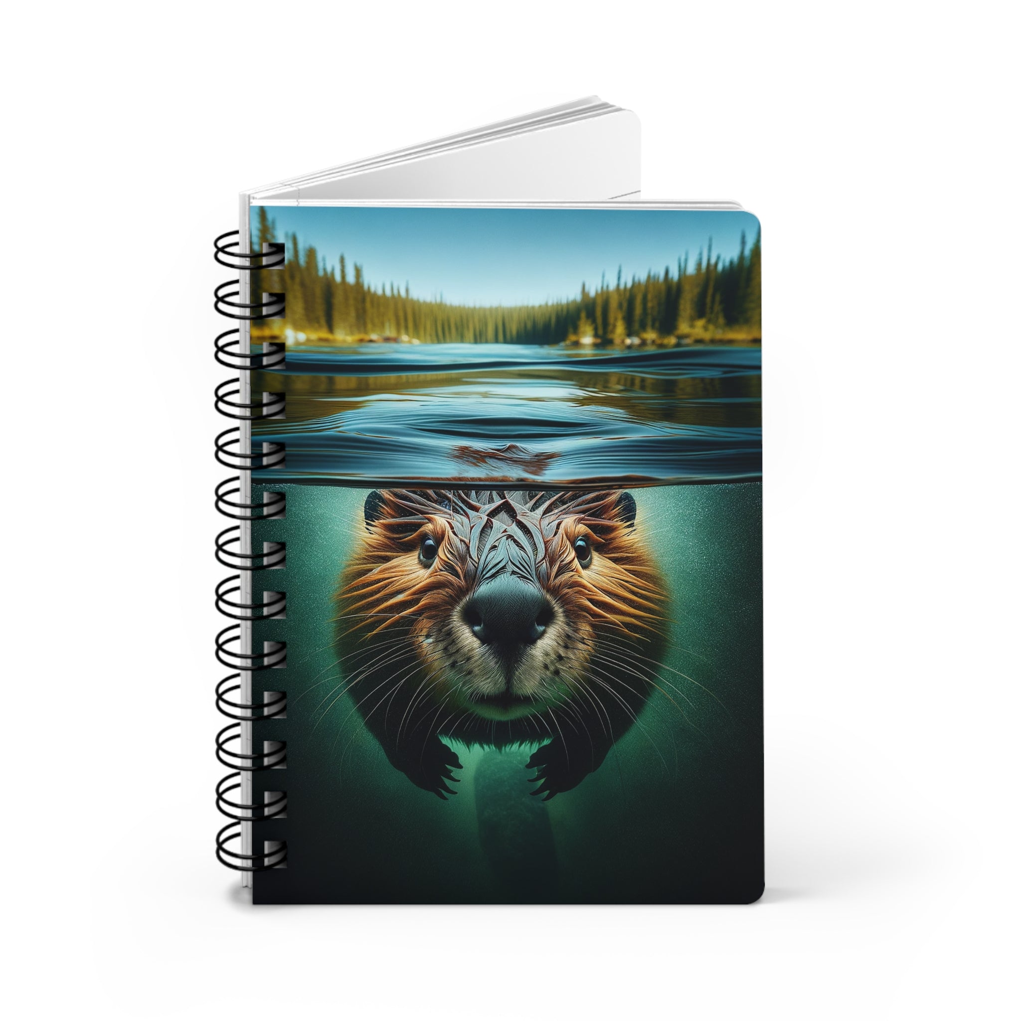 A curious beaver - Spiral Notebook