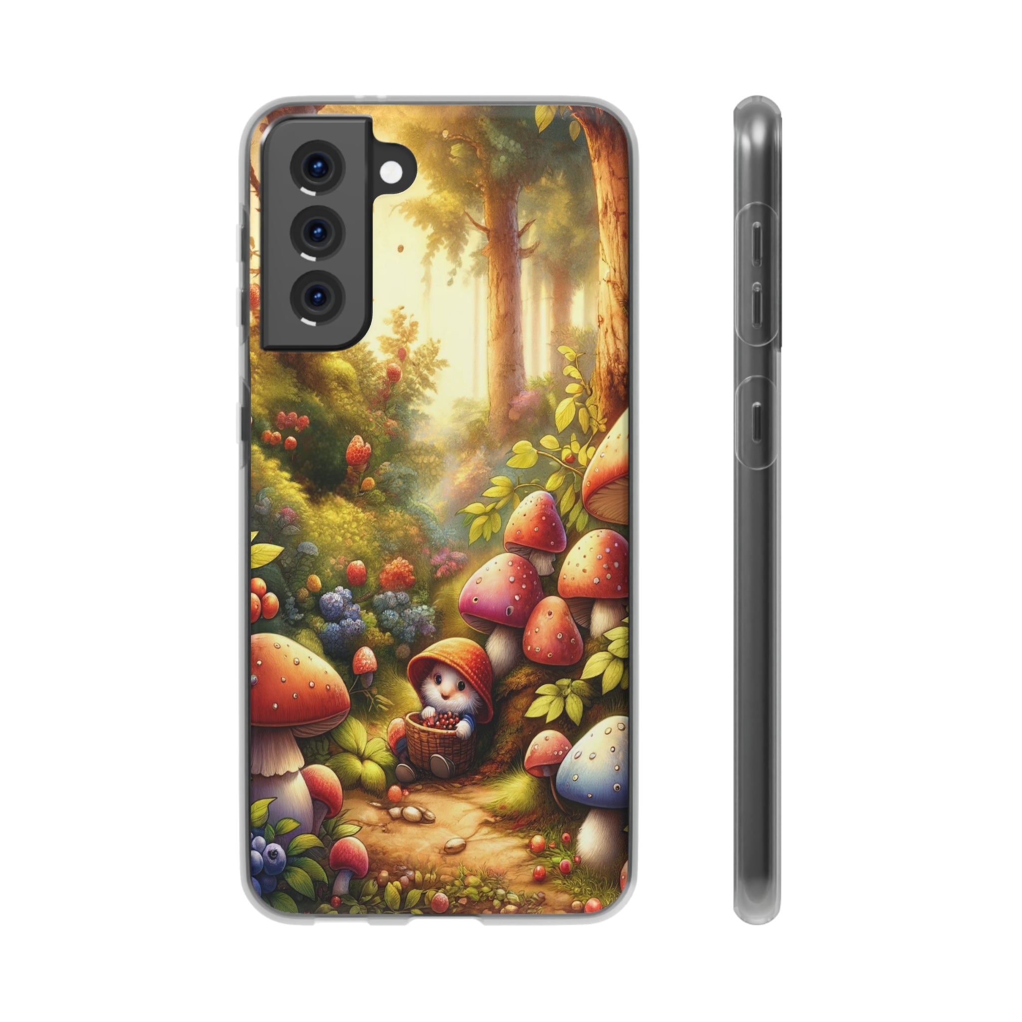 Gnome and mushrooms - Flexi Case (Samsung only)