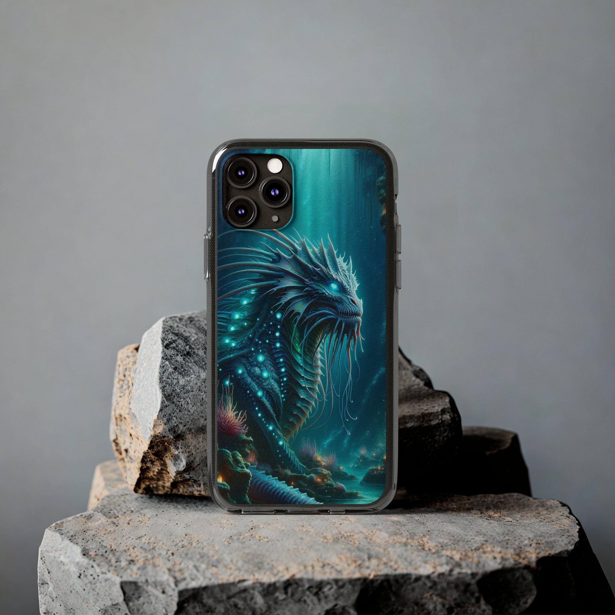 Sea monster - Soft Phone Case