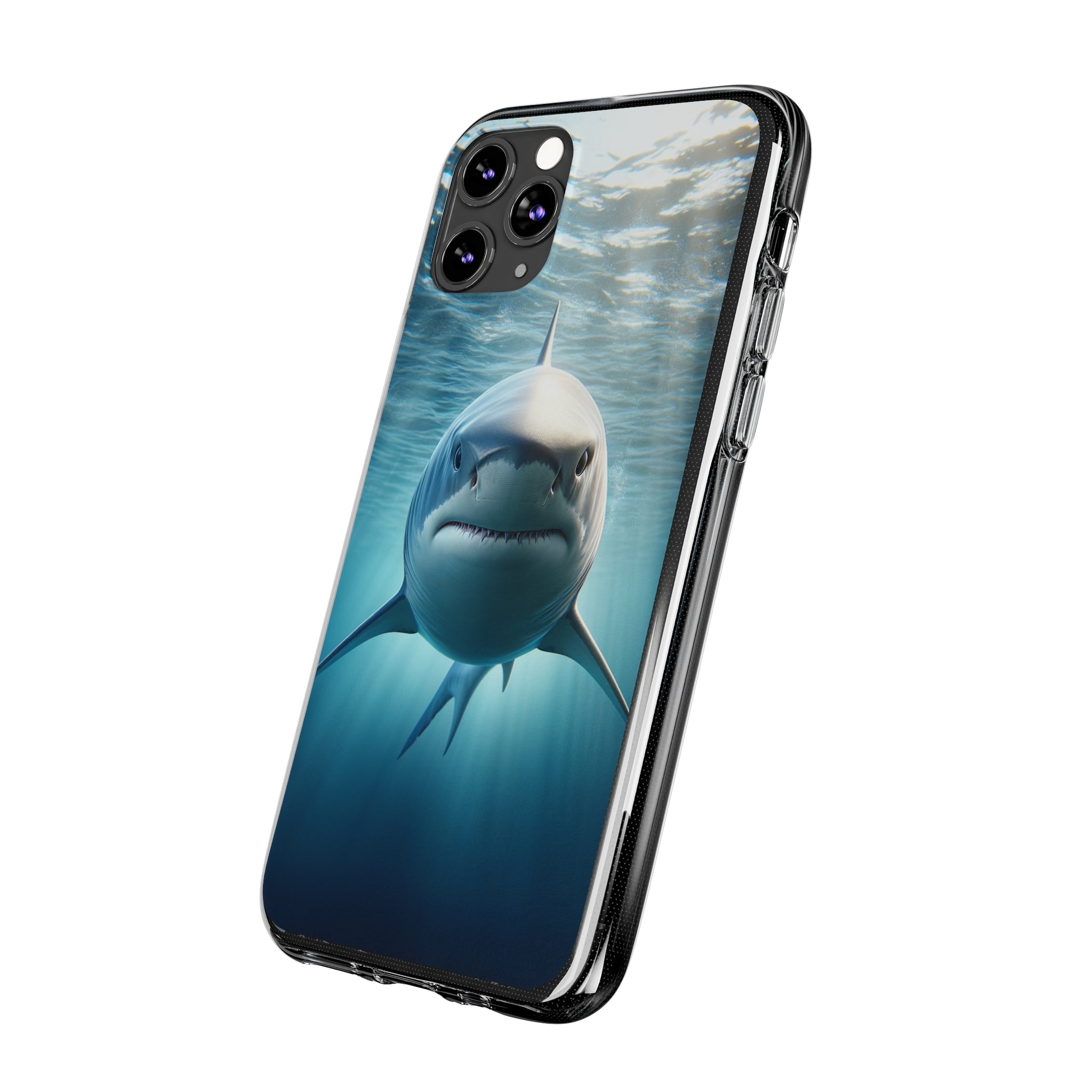 Curious Shark - Soft Phone Case