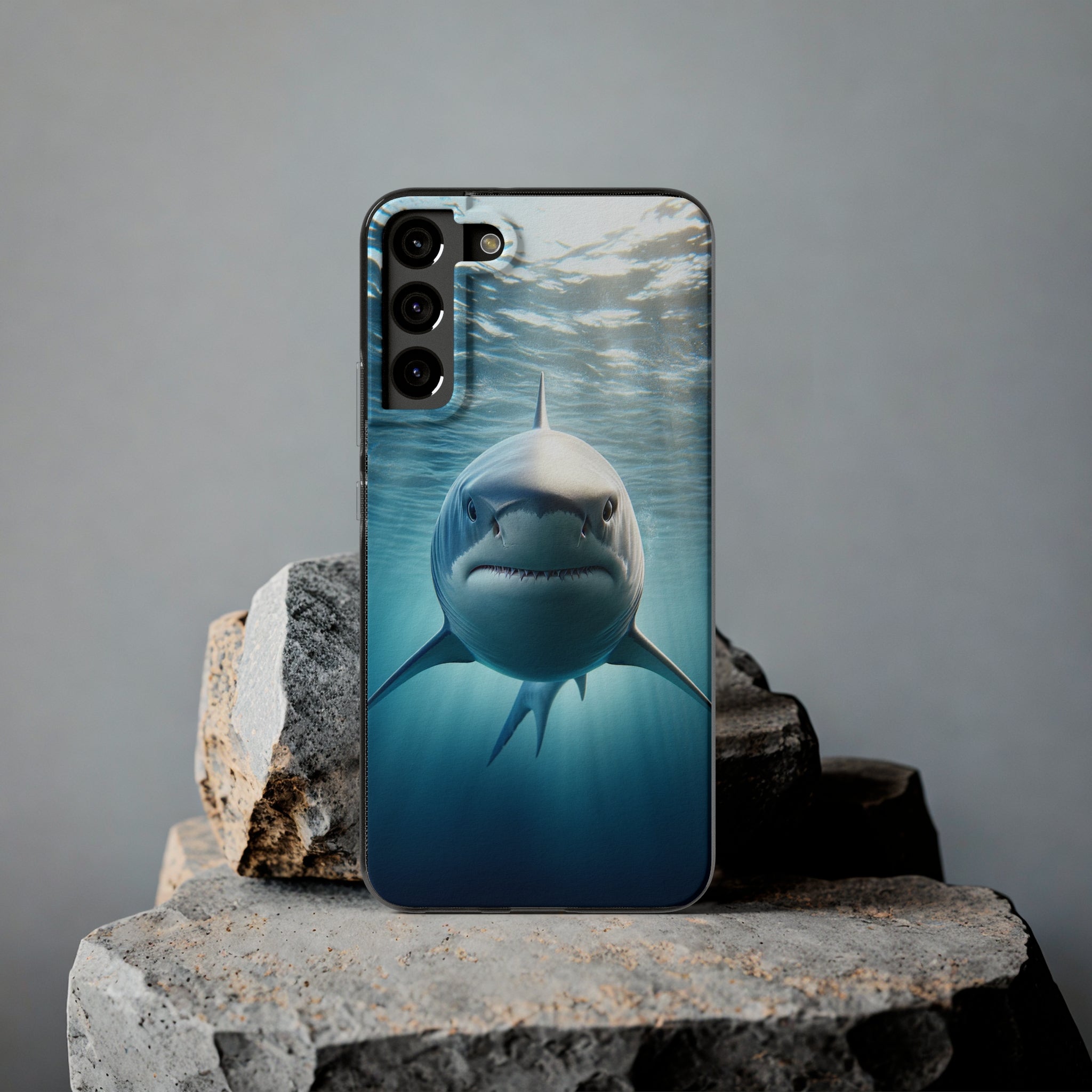 Curious Shark - Soft Phone Case