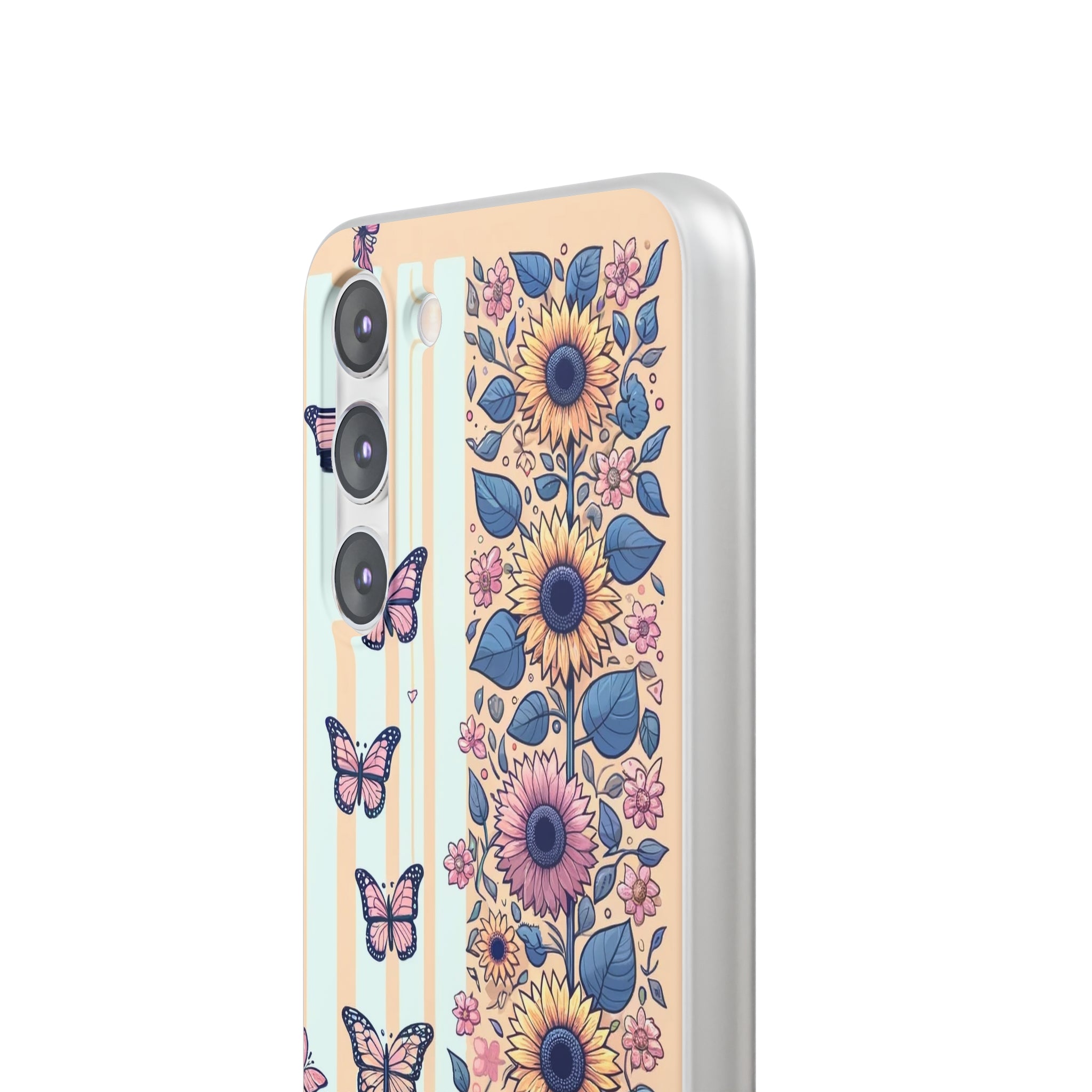 Sunflowers and butterflies - Flexi Case (Samsung only)