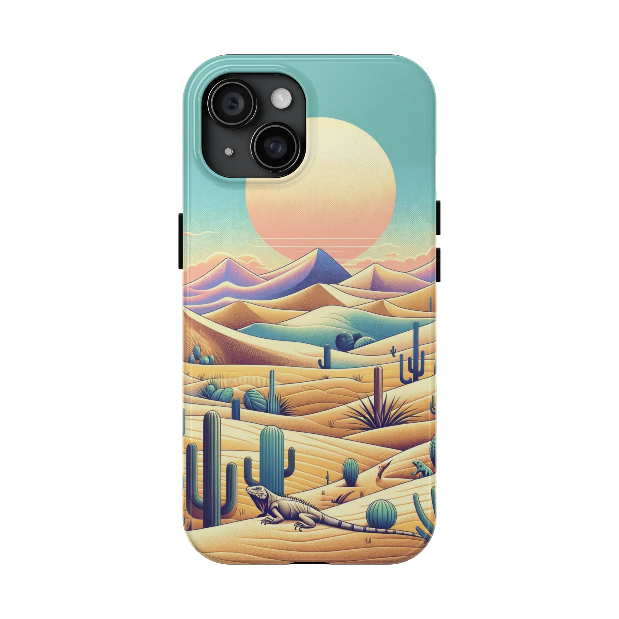 Iguana in the desert 2 - Tough Phone Case