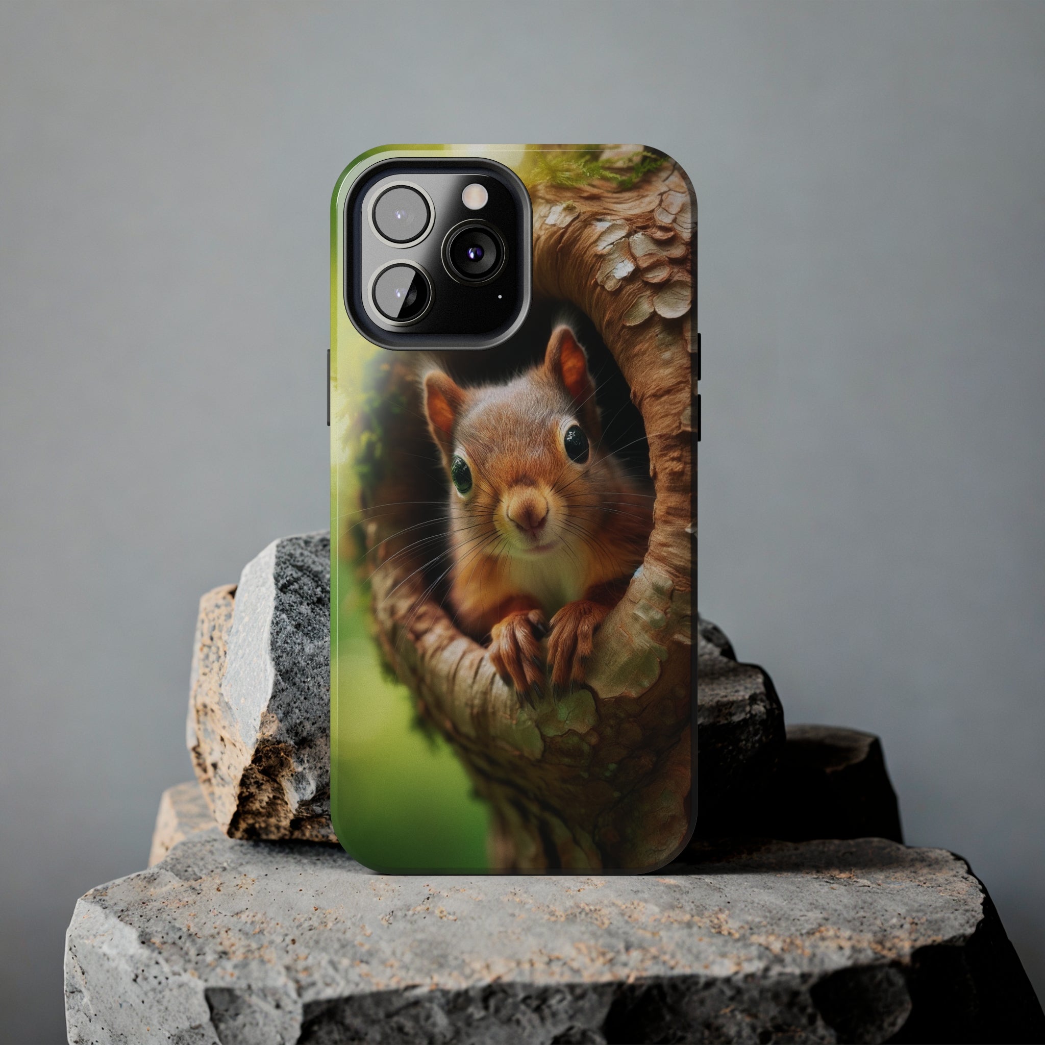 Squirrel in a tree - Tough Phone Case