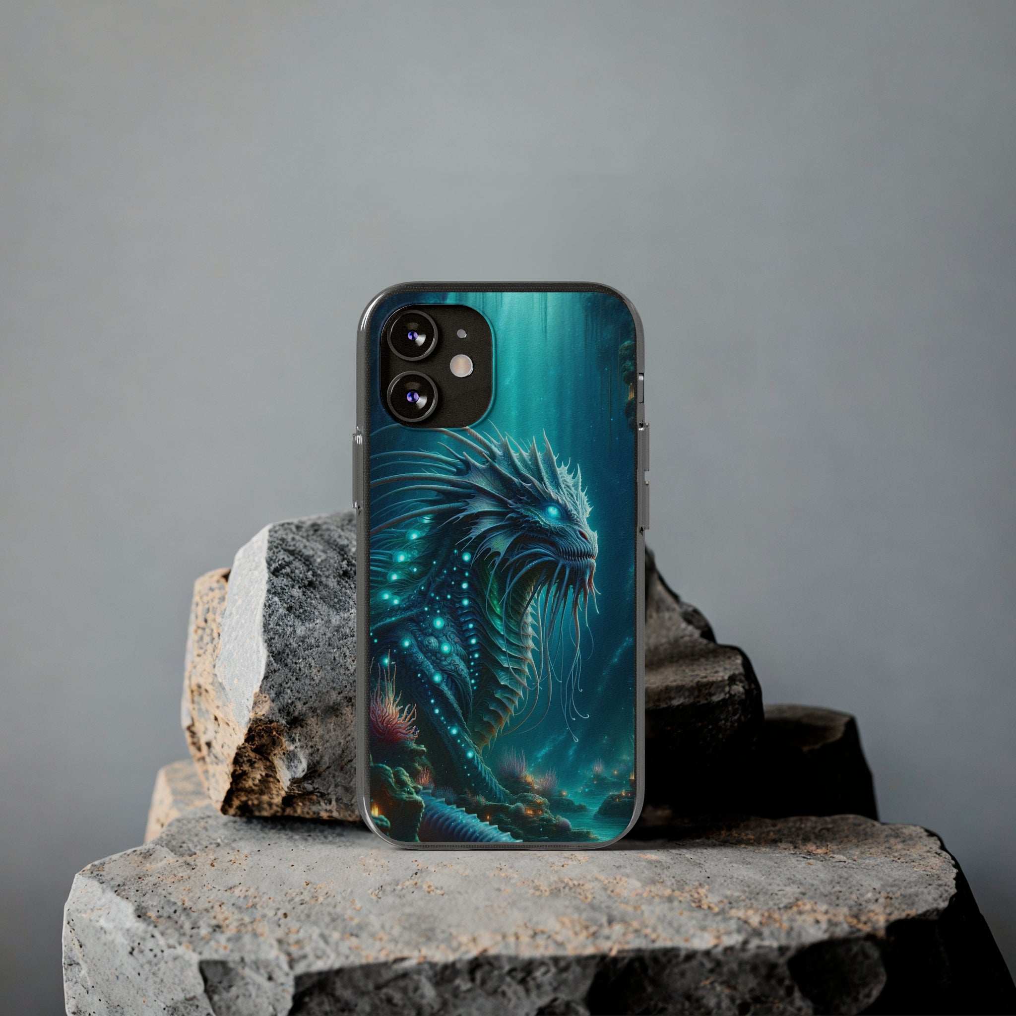 Sea monster - Soft Phone Case