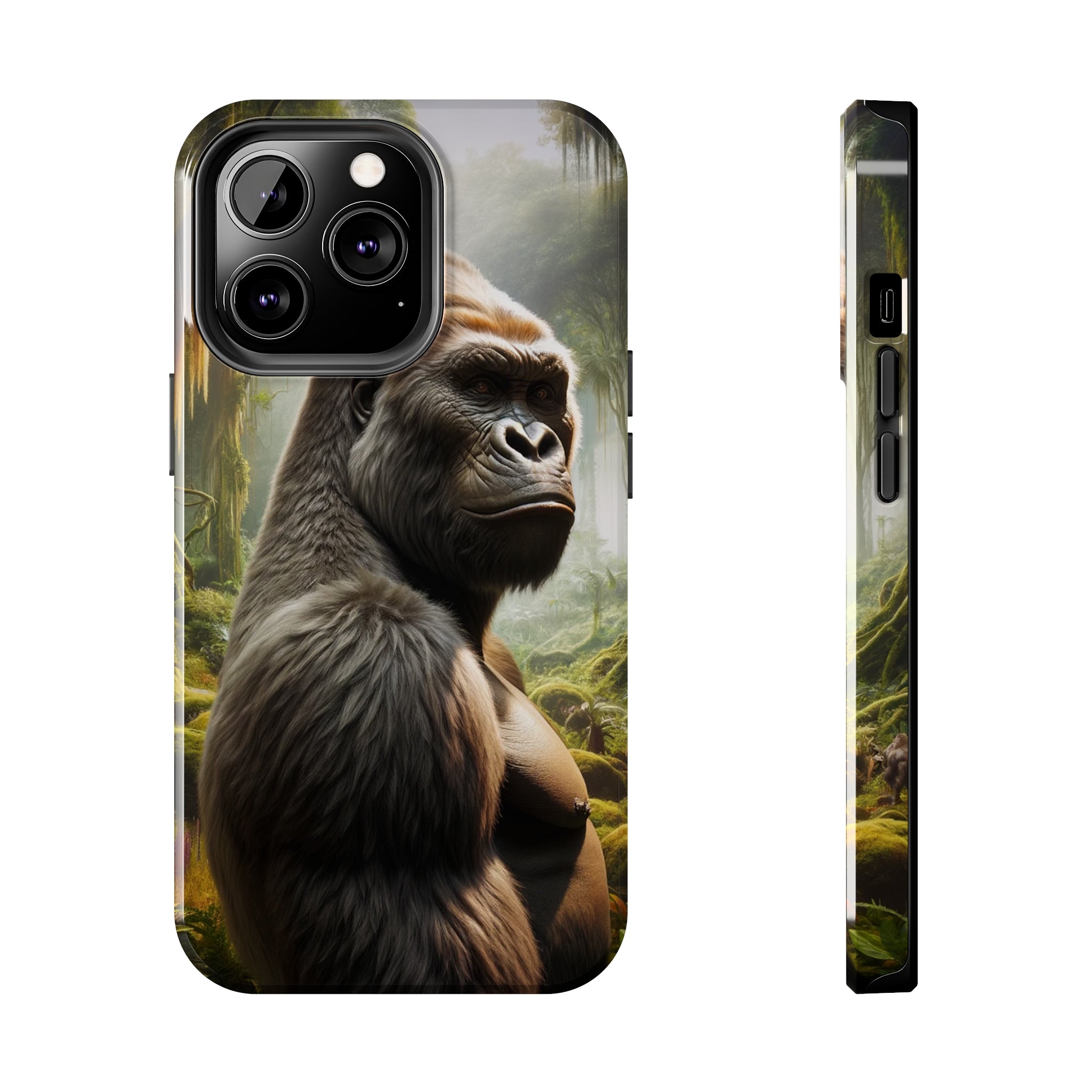 Curious gorilla - Tough Phone Case