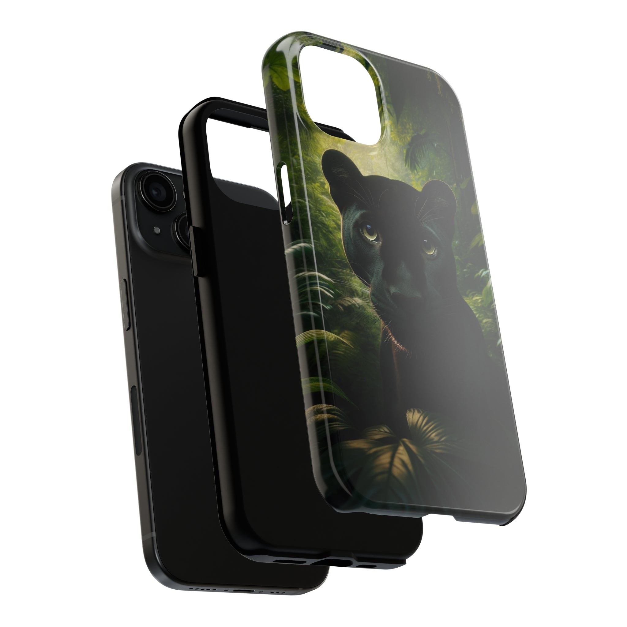 Curious black panther - Tough Phone Case