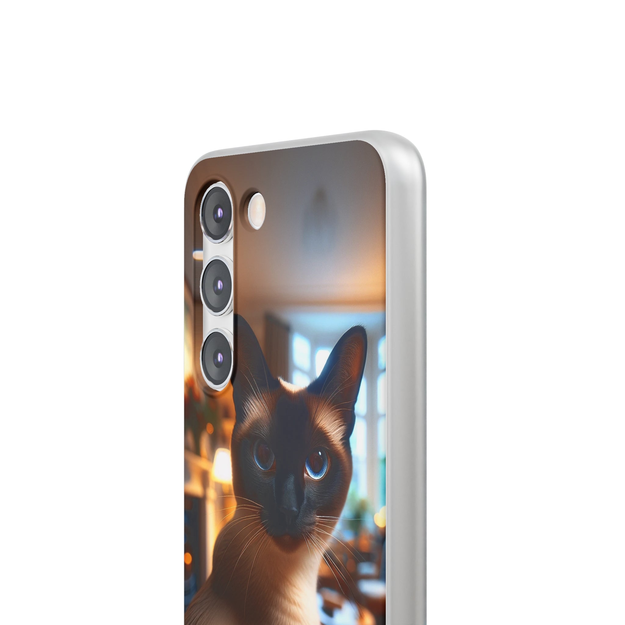 Curious Siamese cat - Flexi Case (Samsung only)