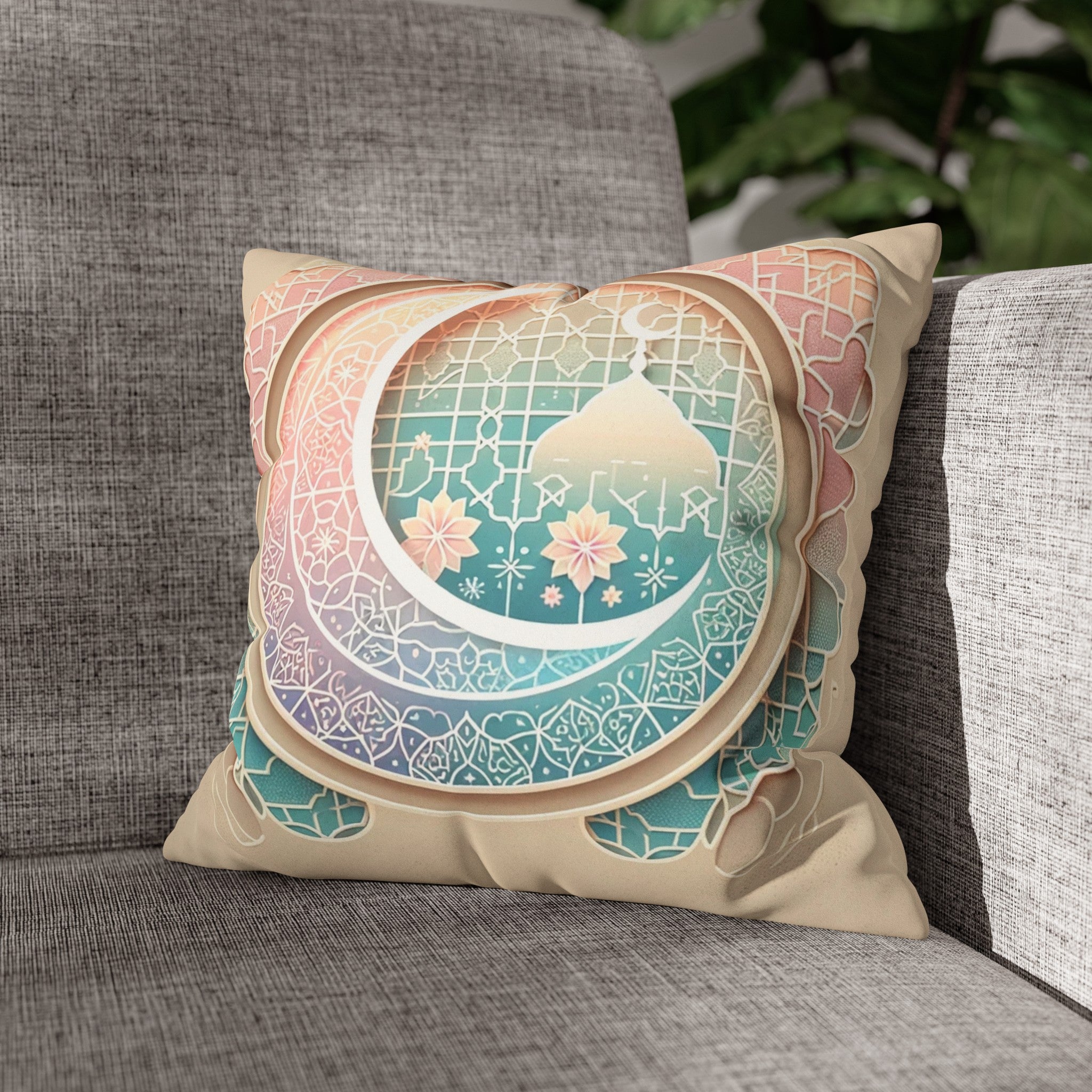 Islamic Art (3) - Suede Square Pillowcase