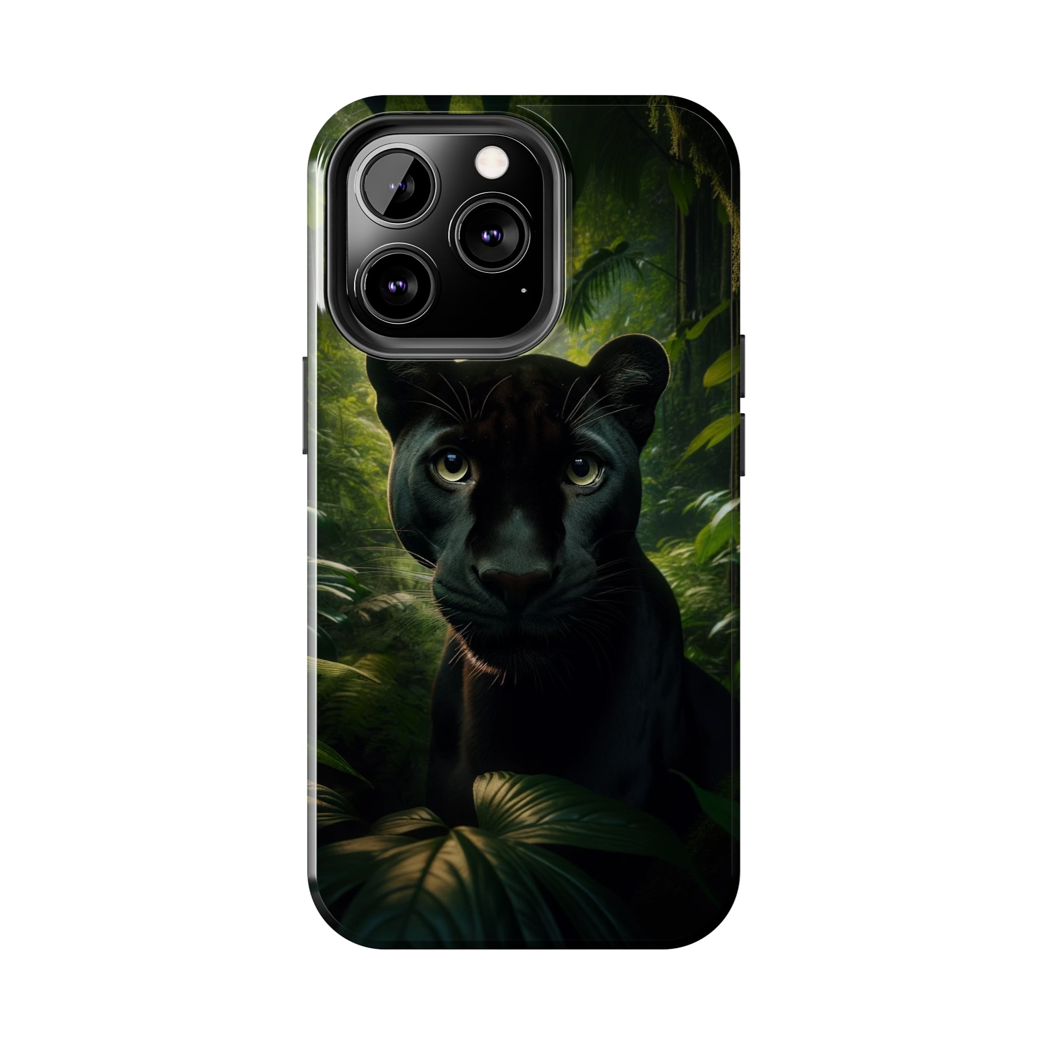 Curious black panther - Tough Phone Case