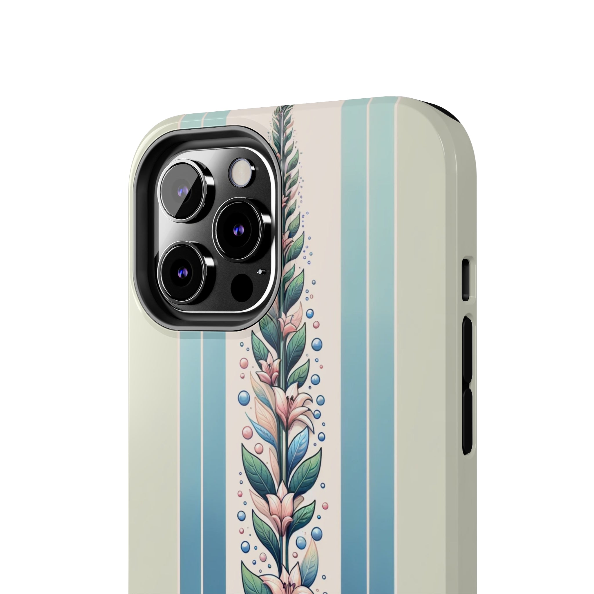 Lilies and leaves - Tough Phone Case