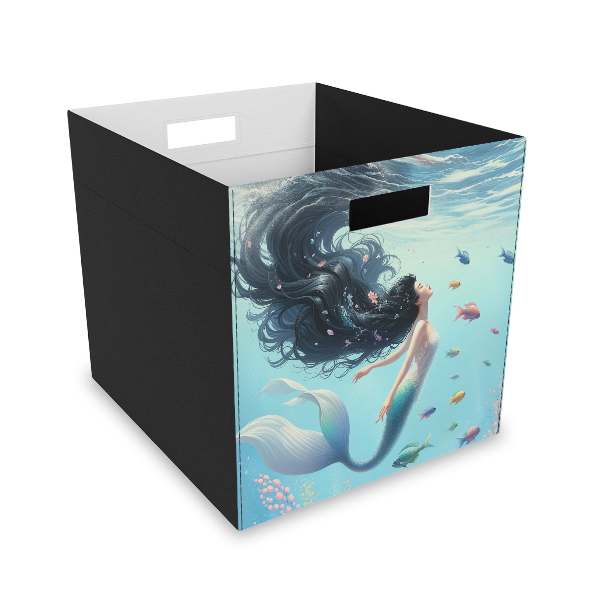 Mermaid with black hair - Storage Box