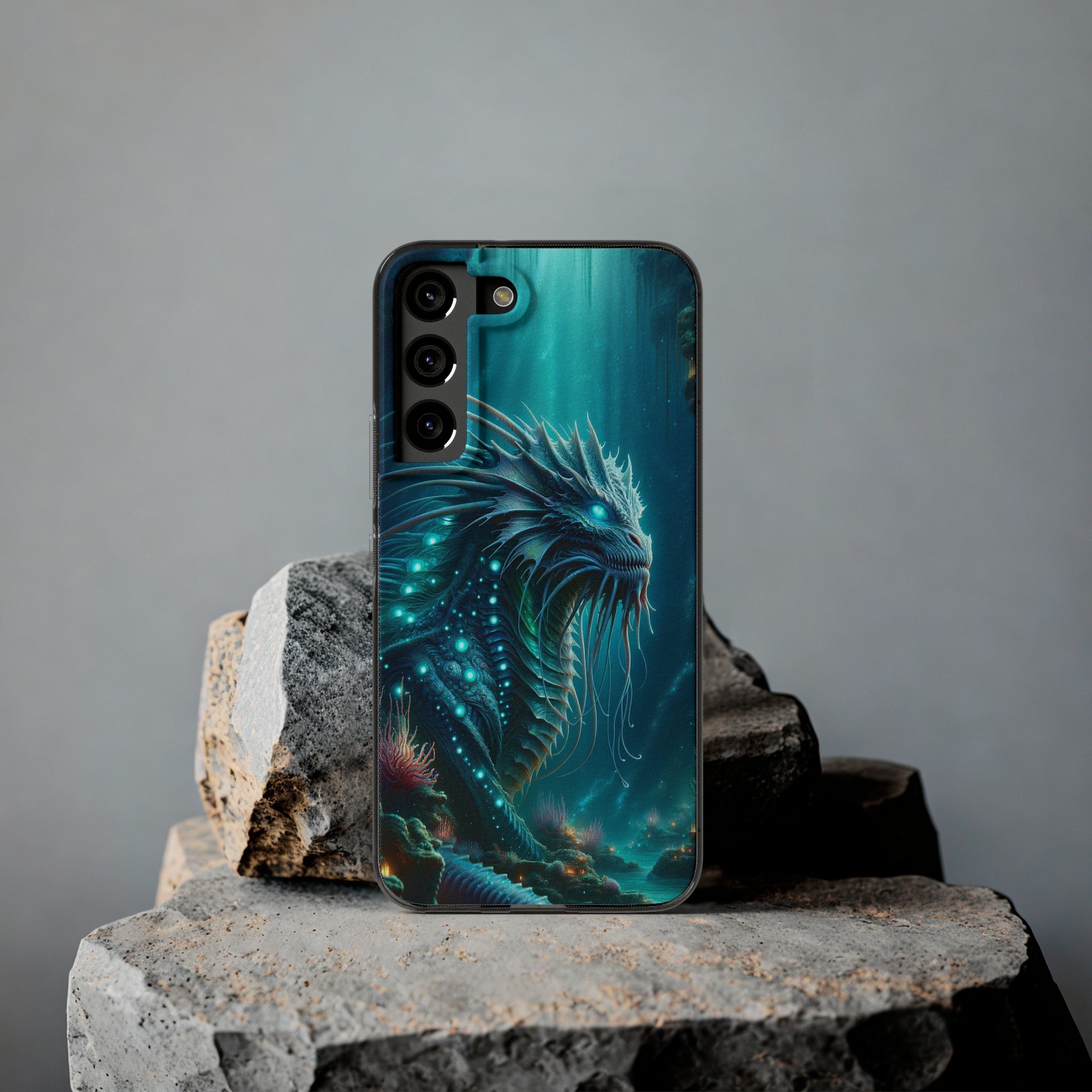 Sea monster - Soft Phone Case