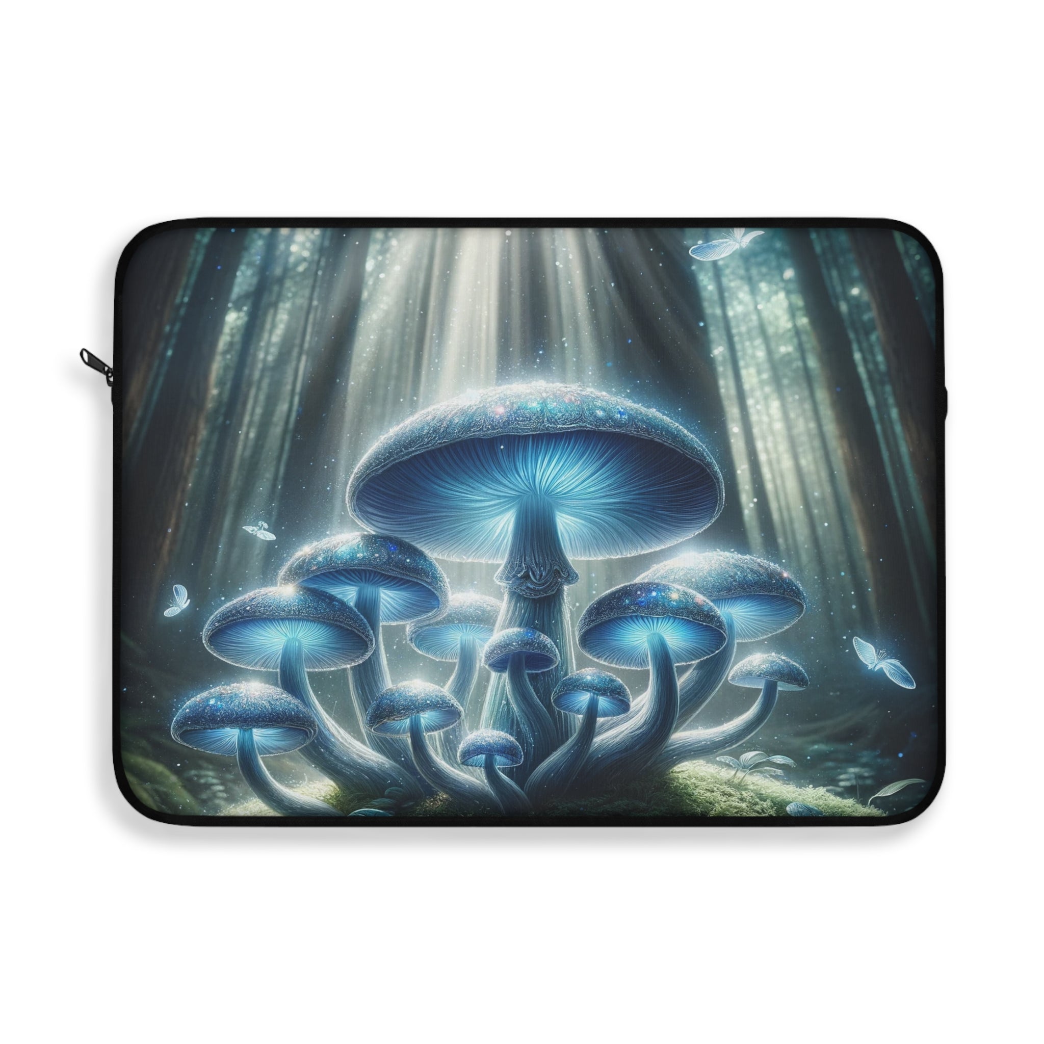 Light blue mushrooms - Laptop Sleeve