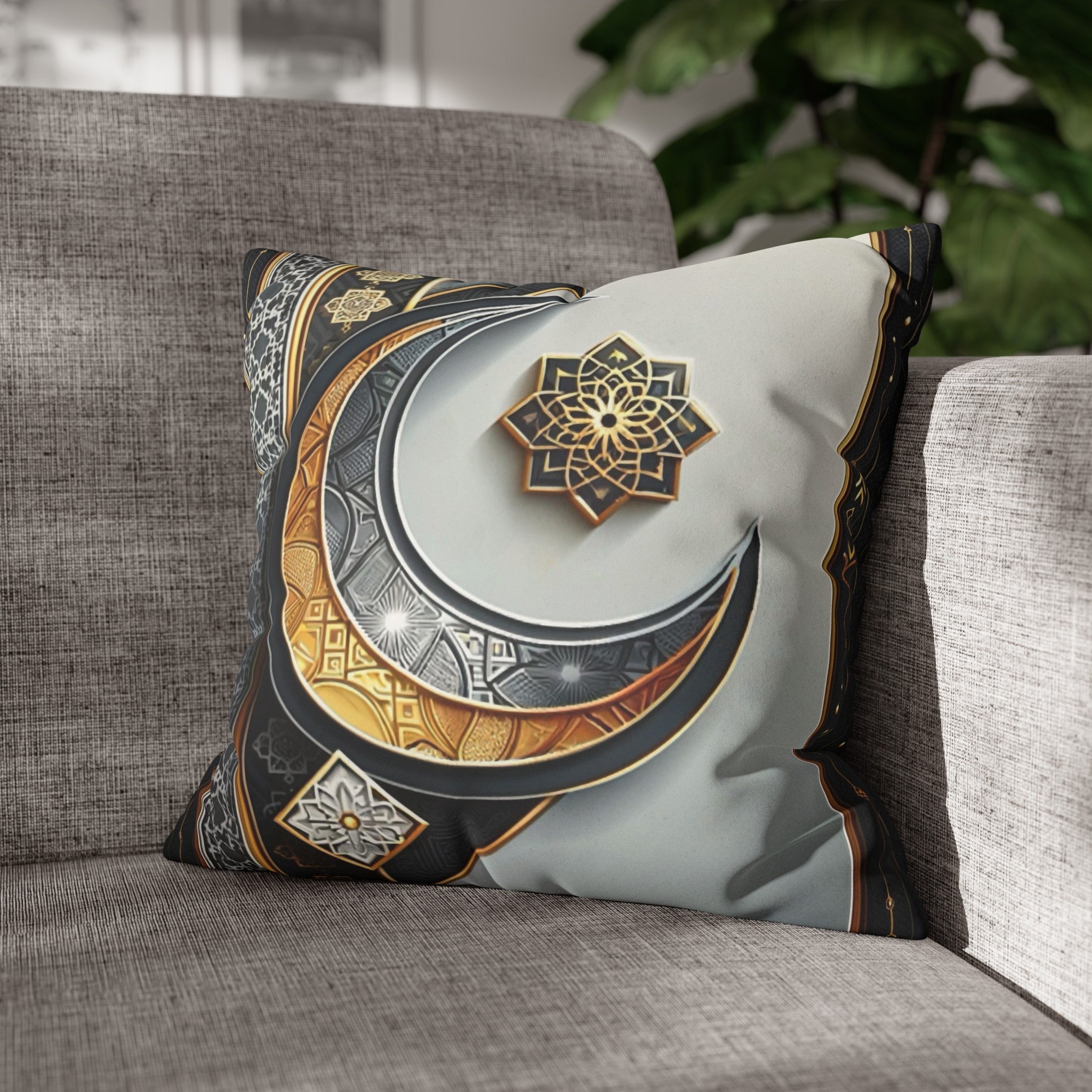 Islamic Art (8) - Suede Square Pillowcase