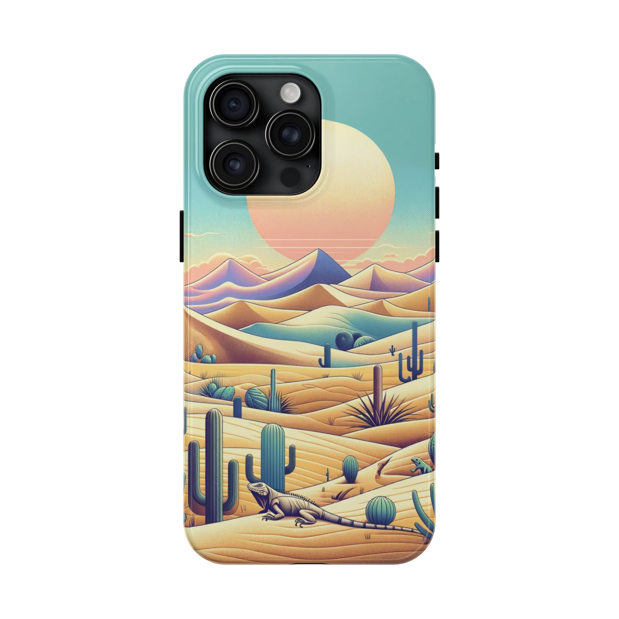 Iguana in the desert 2 - Tough Phone Case