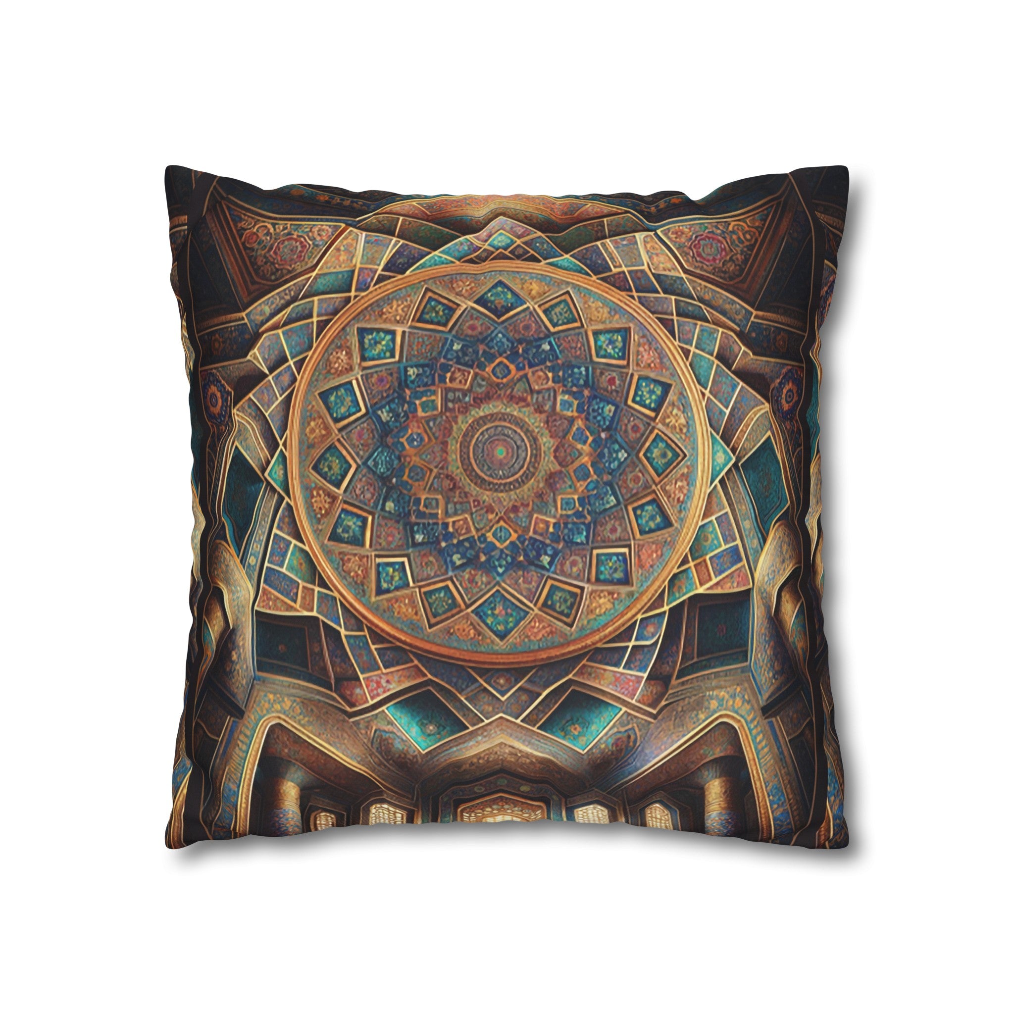 Persian Art (5) - Suede Square Pillowcase