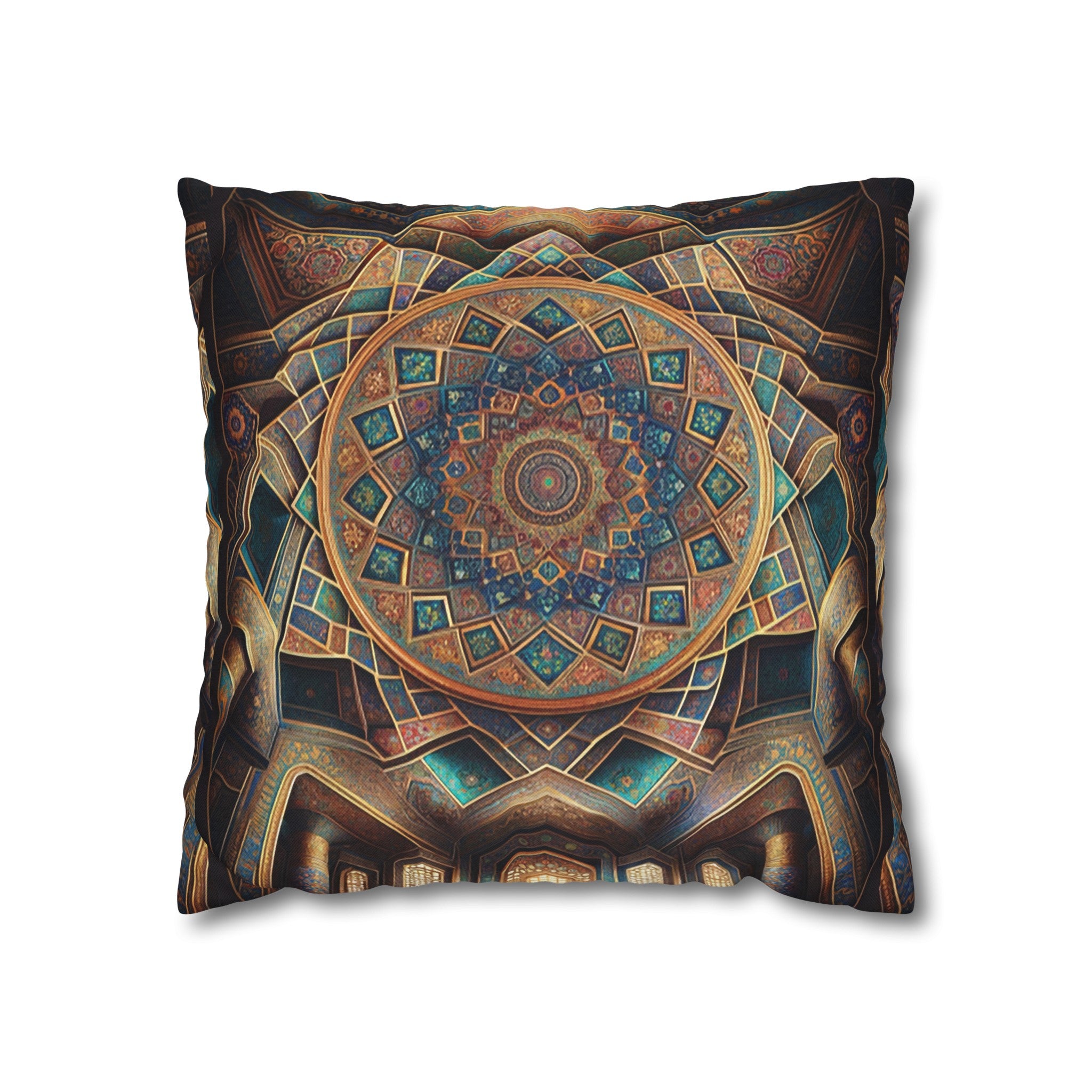 Persian Art 5 - Polyester Square Pillowcase