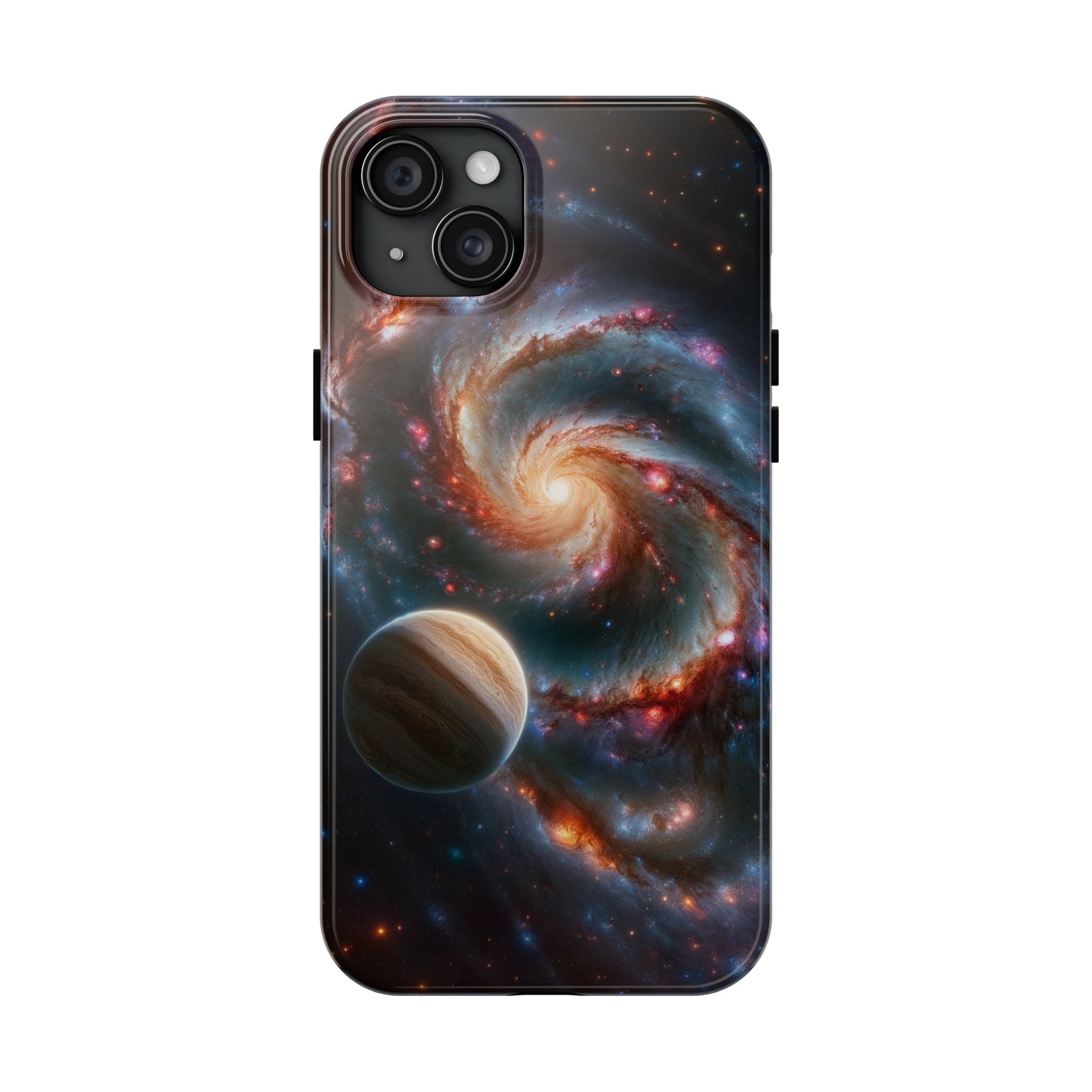 Yellow planet and wormhole - Tough Phone Case