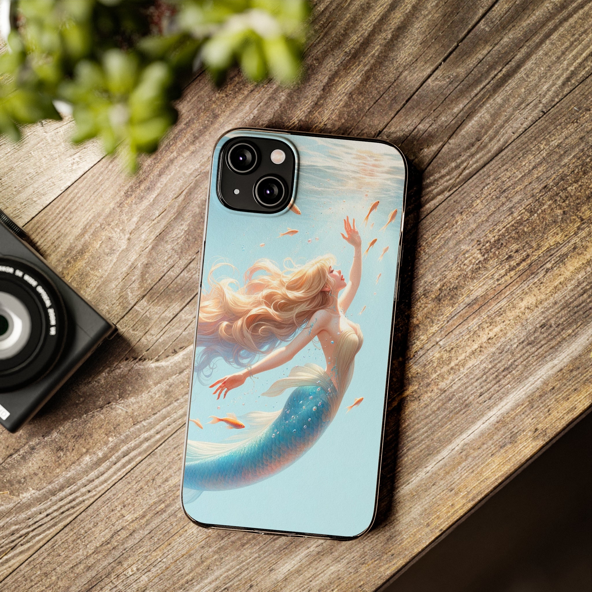 Blond Mermaid - Soft Phone Case