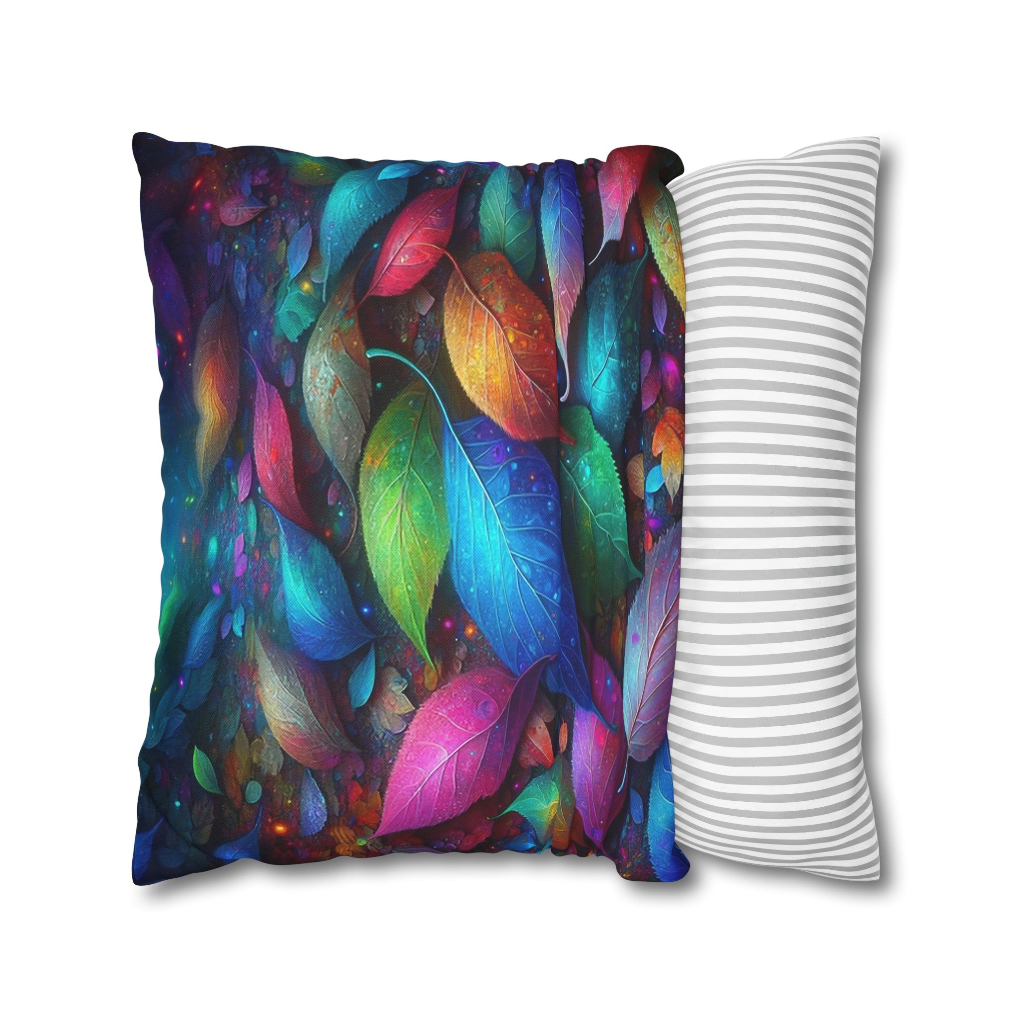 Magical Leaves 3 - Polyester Square Pillowcase