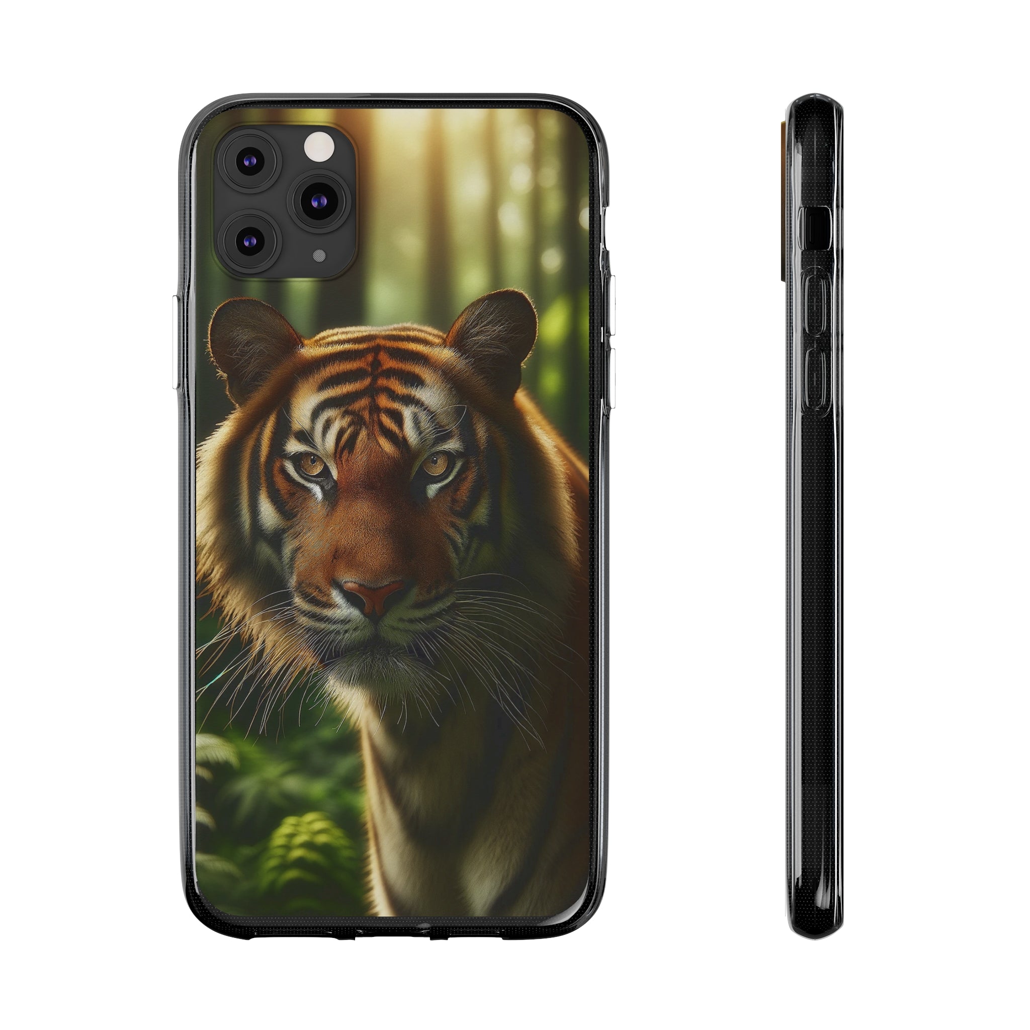 Curious Tiger - Soft Phone Case