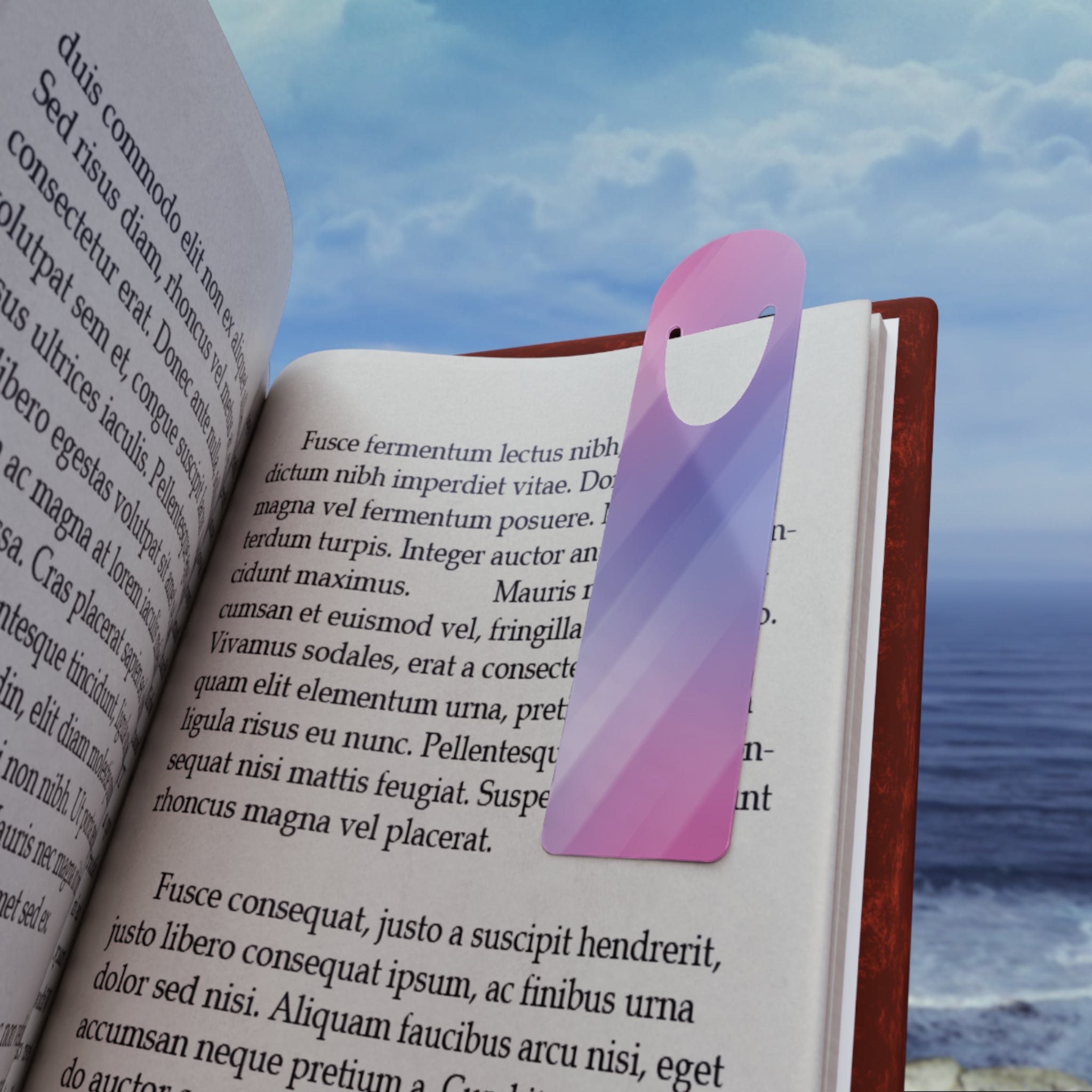 Diagonal, pastel lines 5 - Bookmark