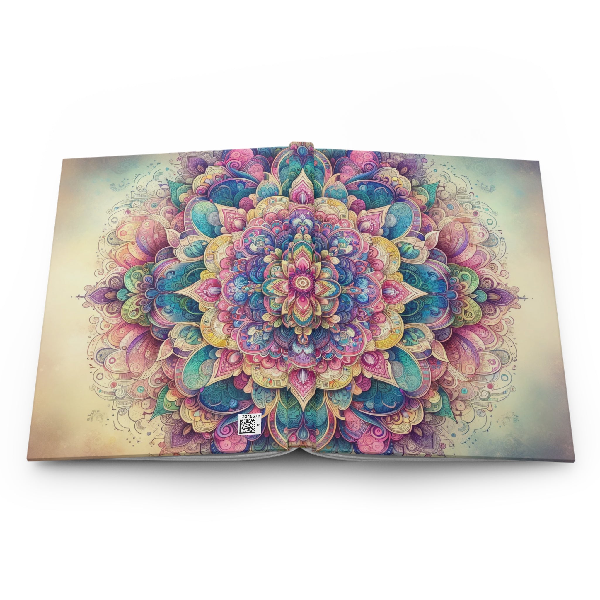 Pastel Mandala - Hardcover Notebook