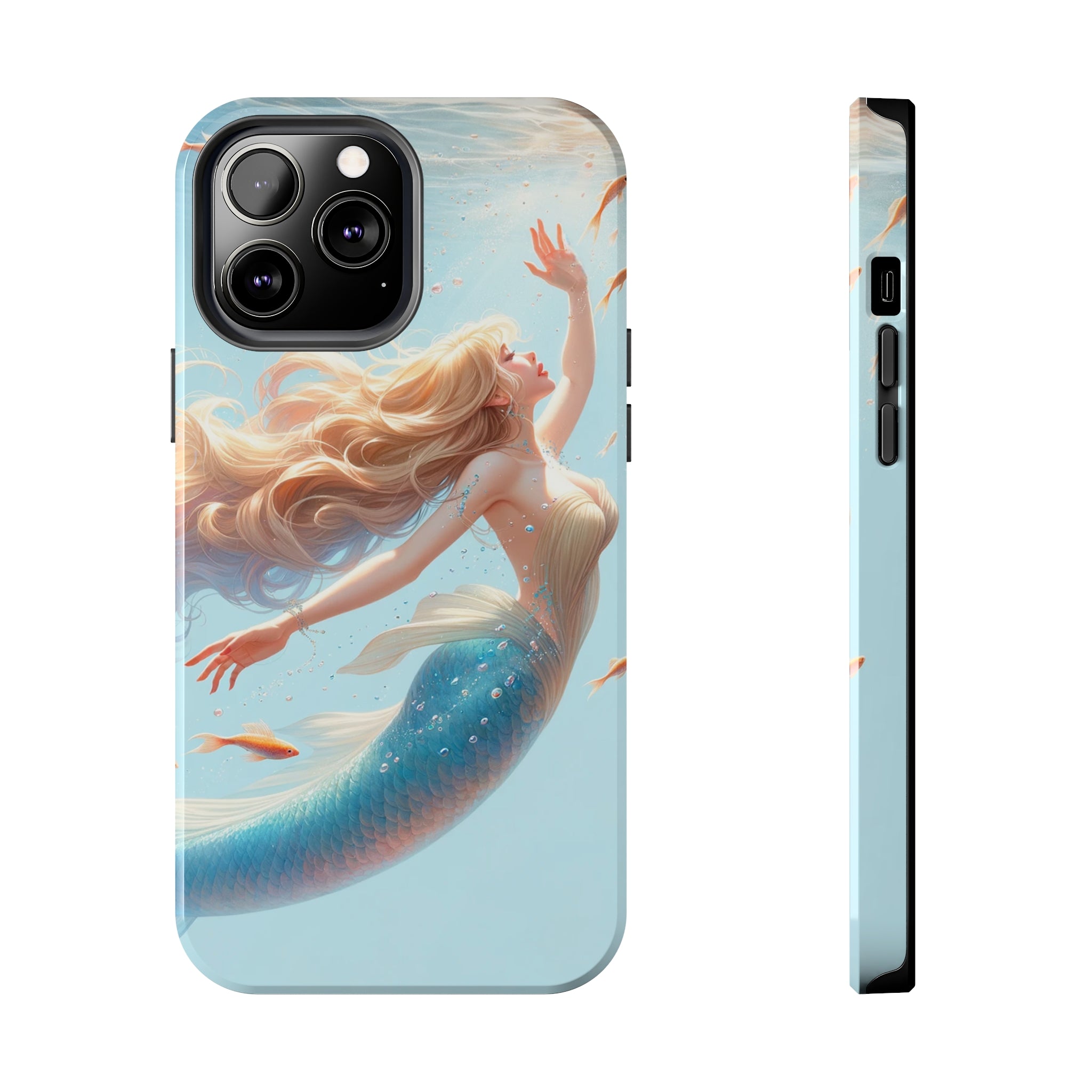 Blond mermaid - Tough Phone Case