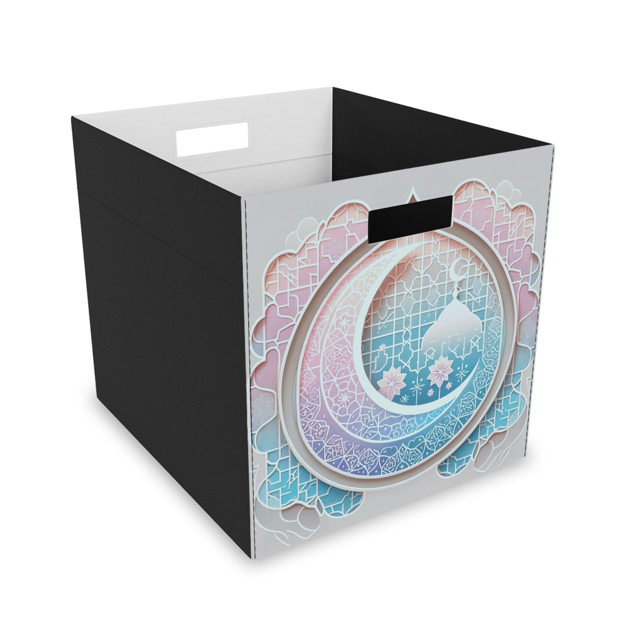 Islamic Art: Pink moon - Storage Box