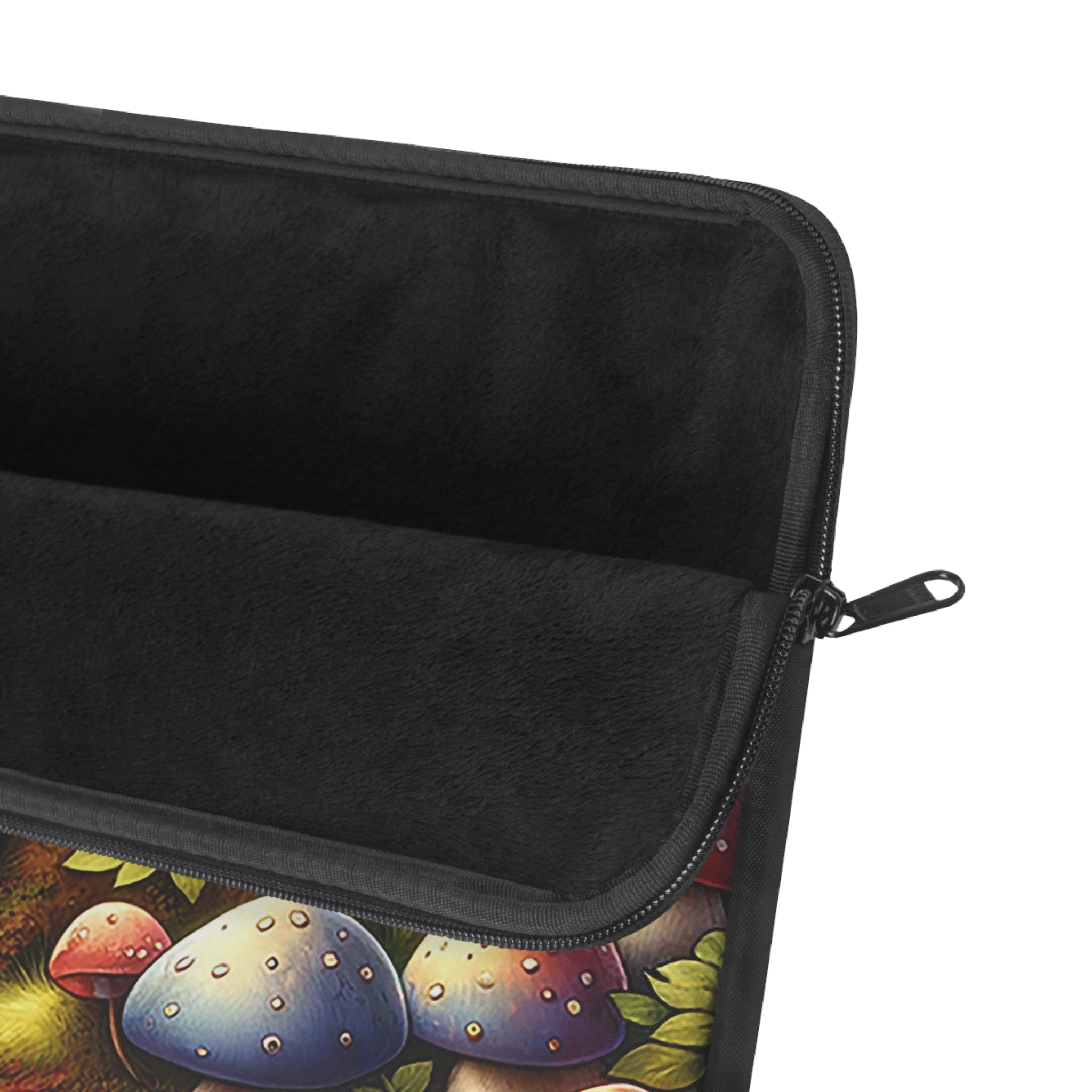 Gnome under mushrooms - Laptop Sleeve