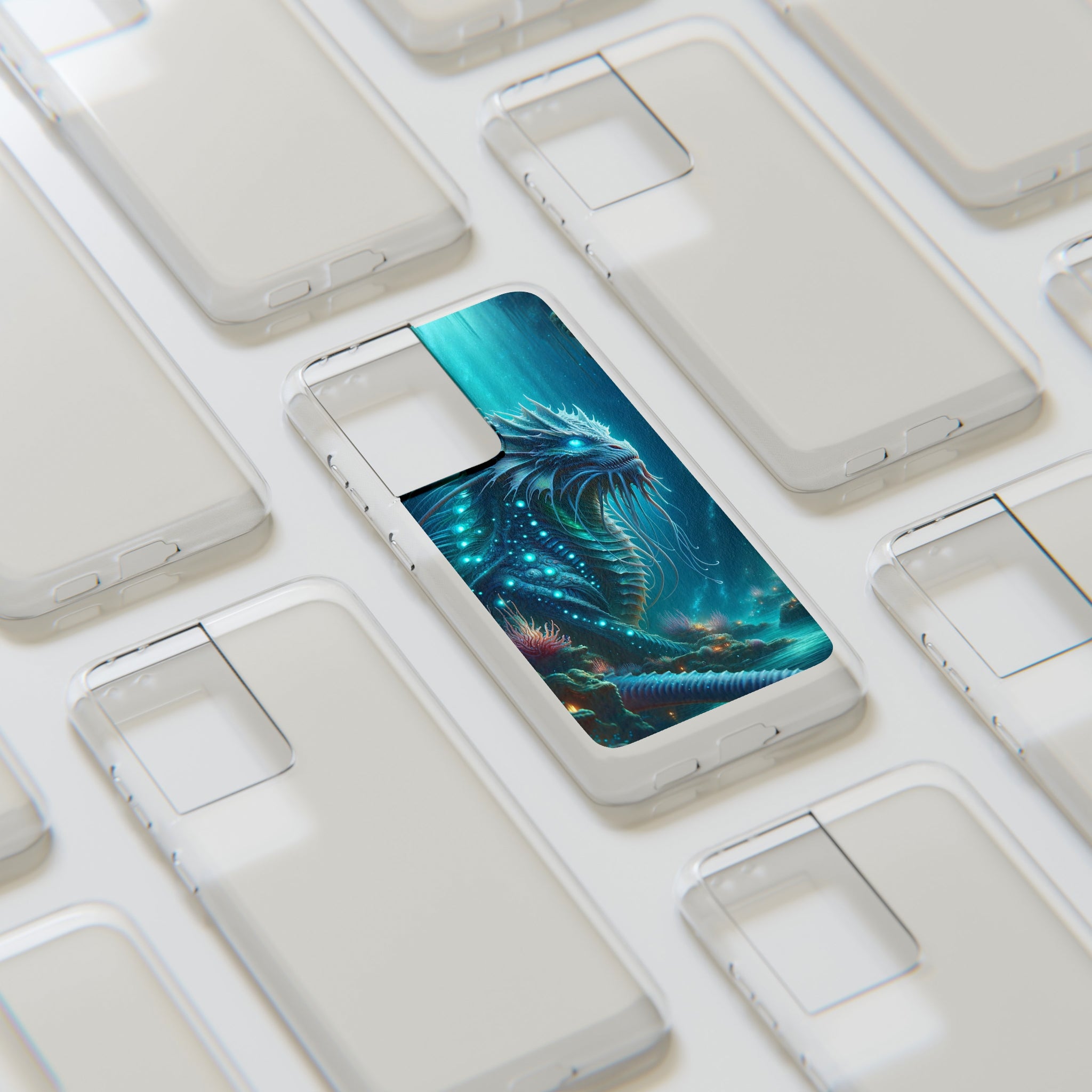 Sea monster - Soft Phone Case