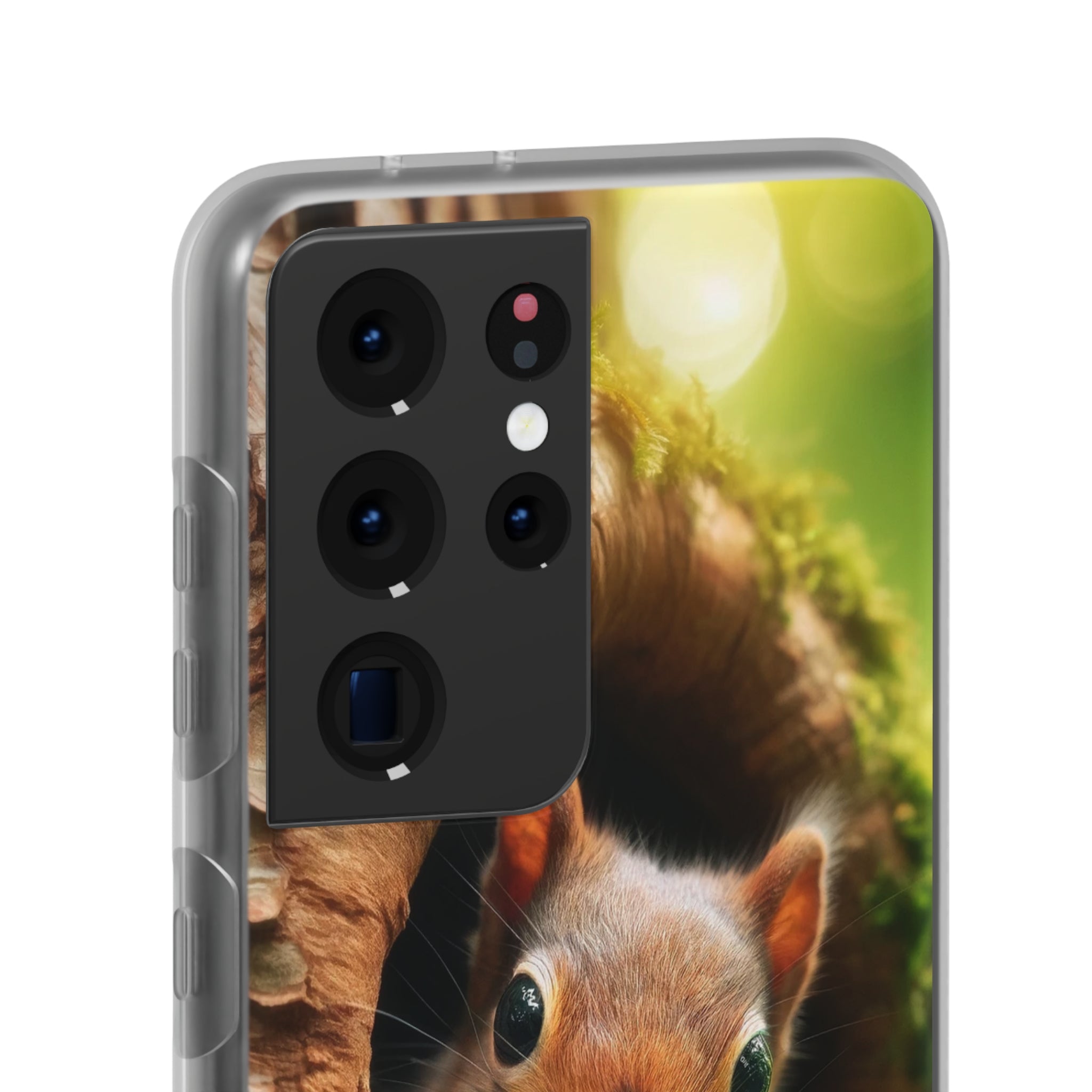 Squirrel in a treehole - Flexi Case (Samsung only)