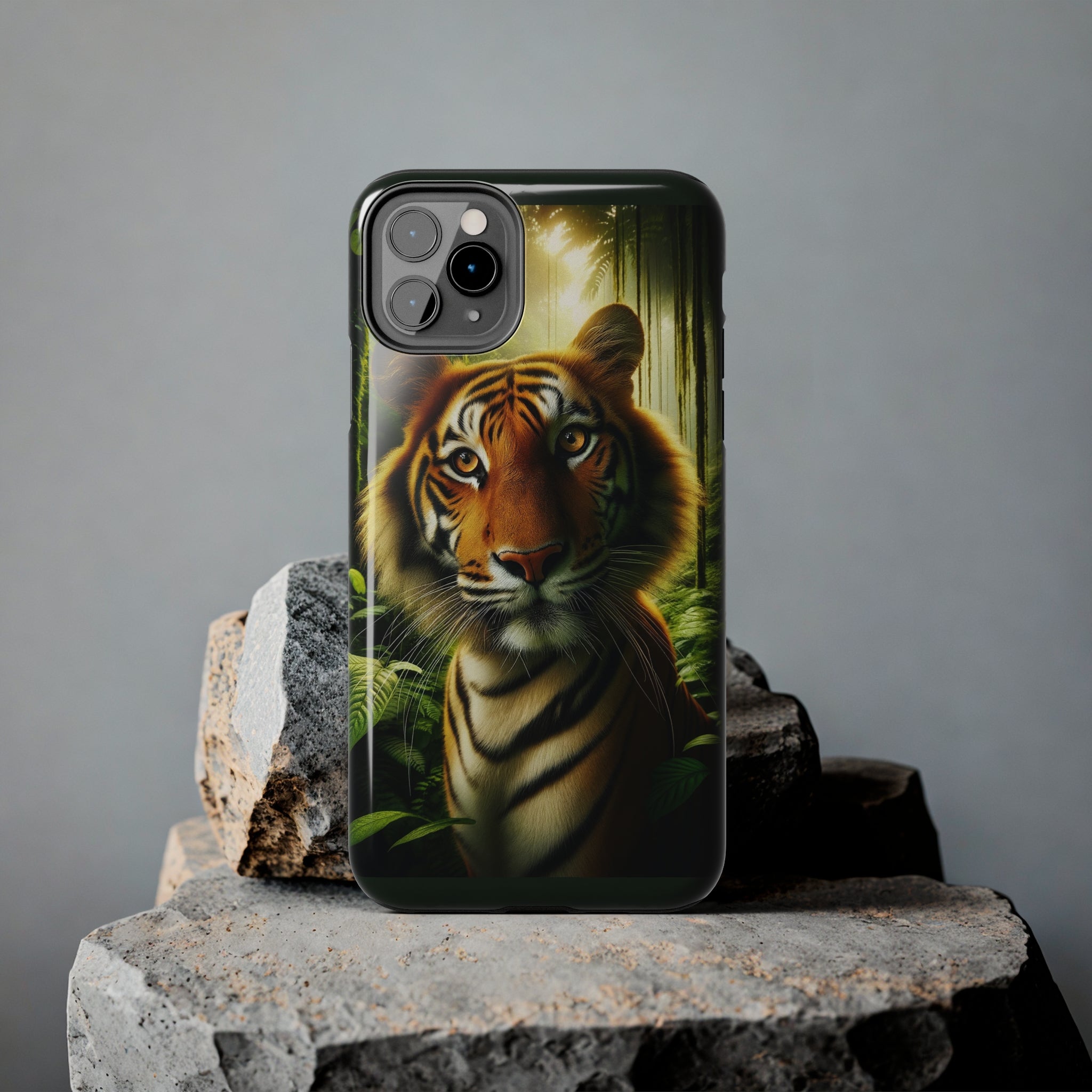 Curious Tiger - Tough Phone Case