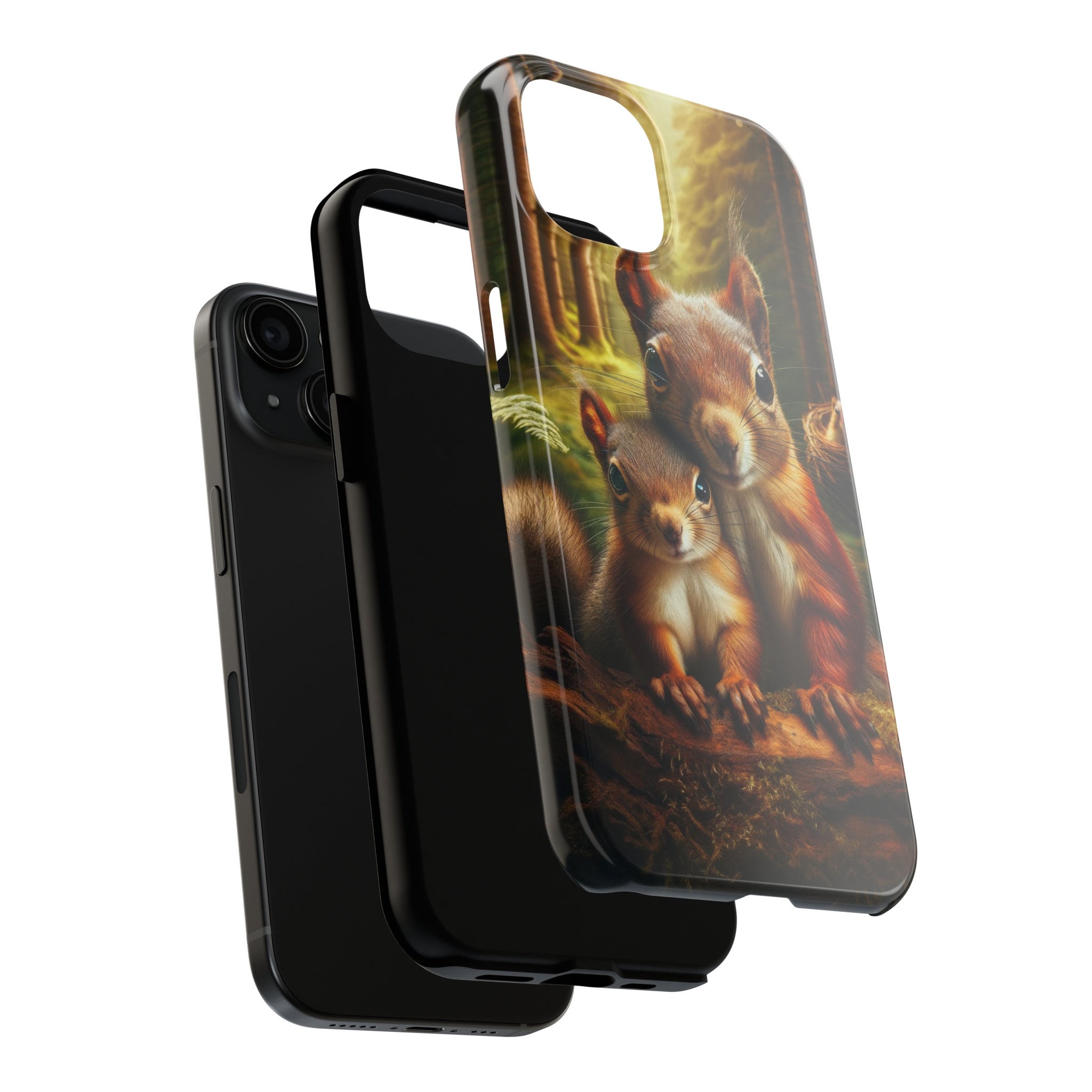 Two squirrels - Tough Phone Case