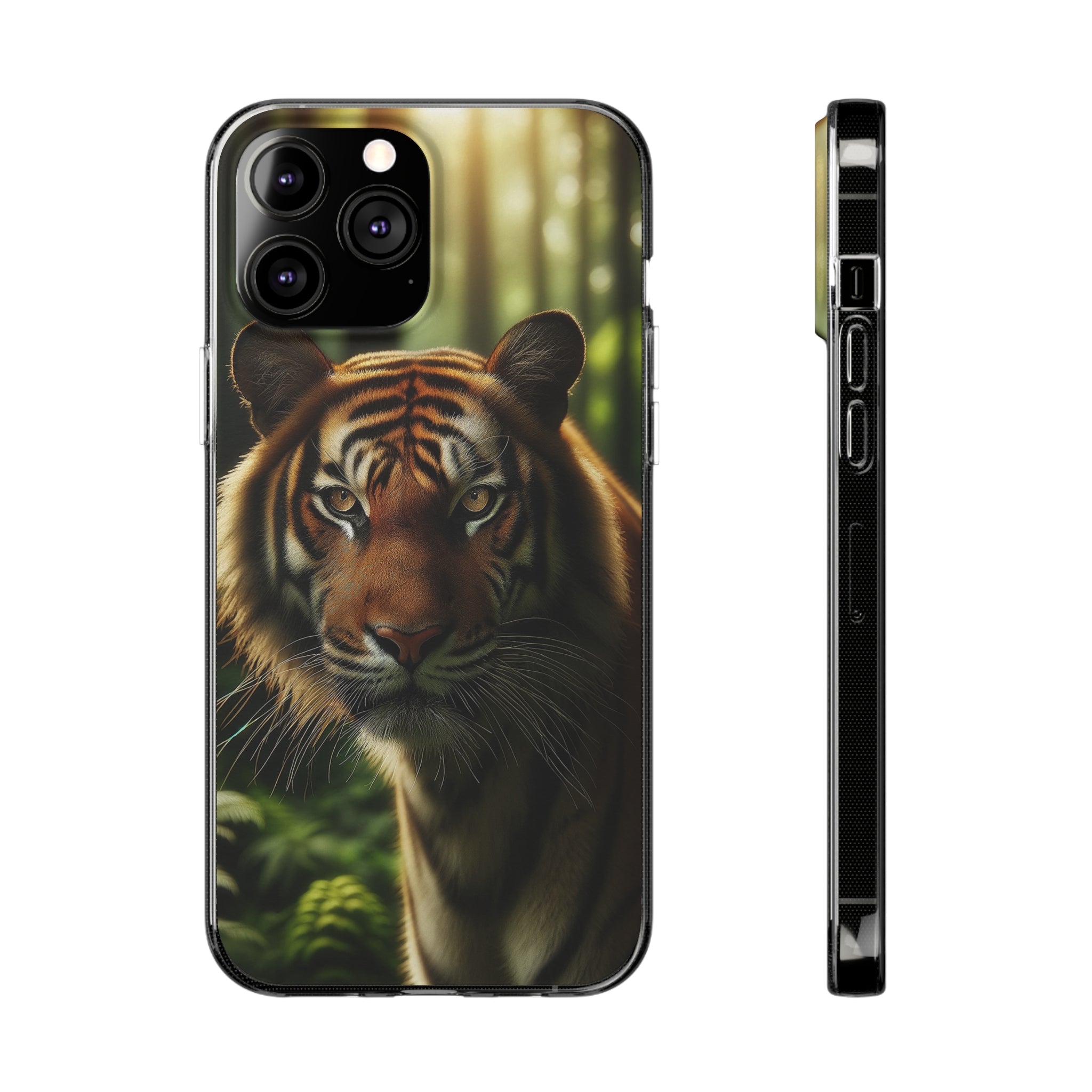 Curious Tiger - Soft Phone Case