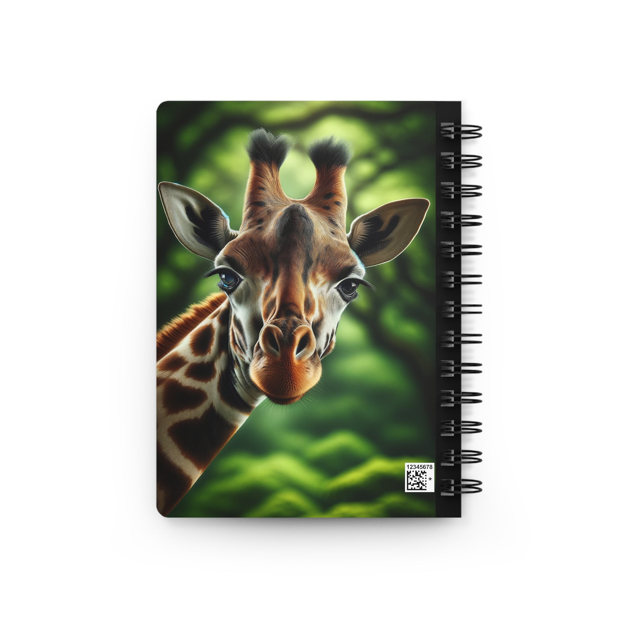 A curious giraffe - Spiral Notebook