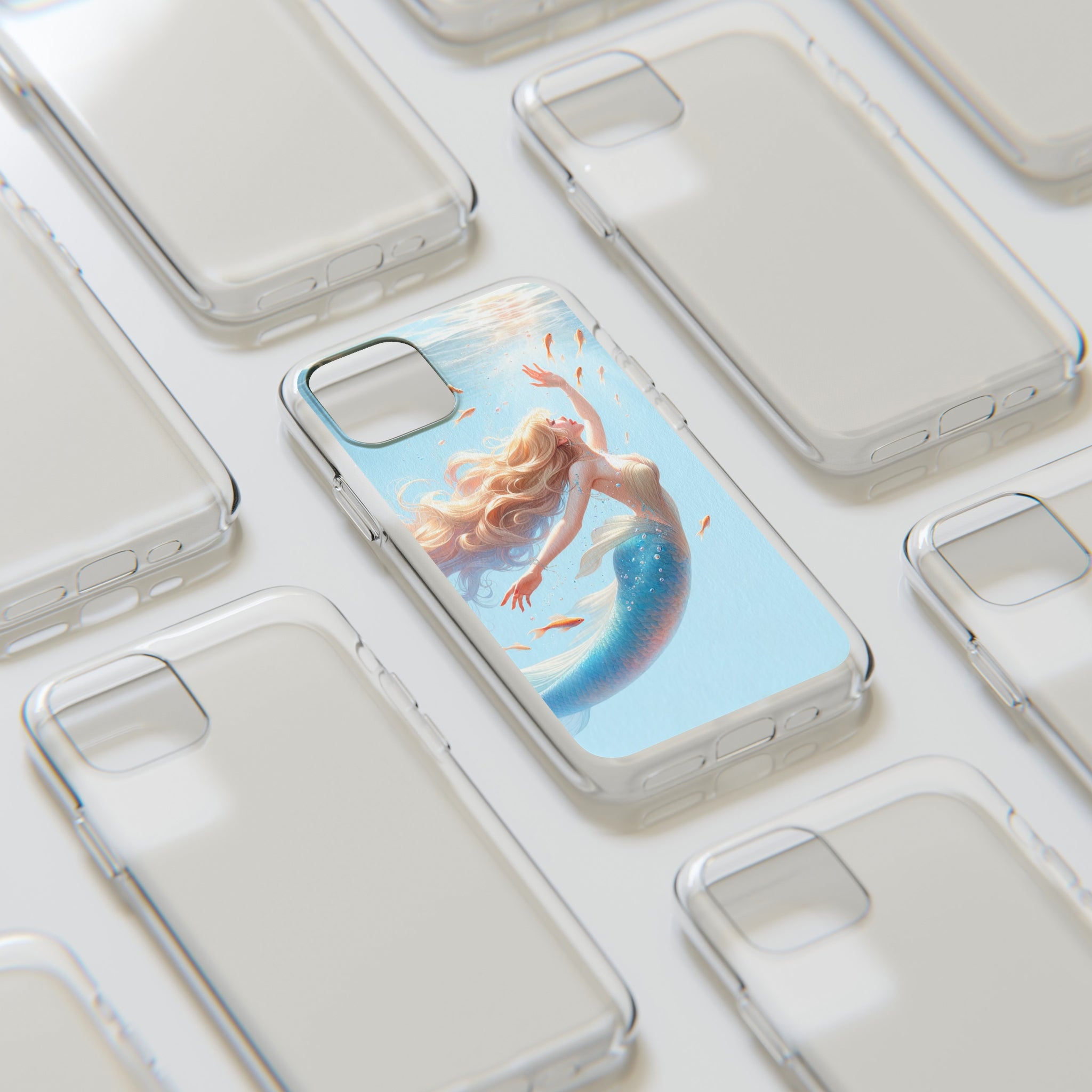 Blond Mermaid - Soft Phone Case