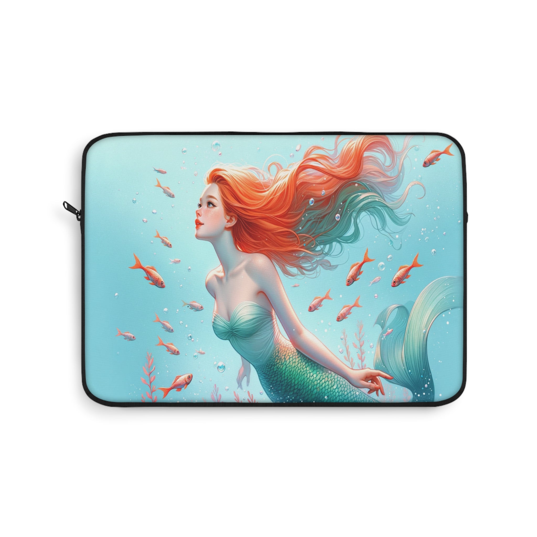 Red Haired mermaid - Laptop Sleeve