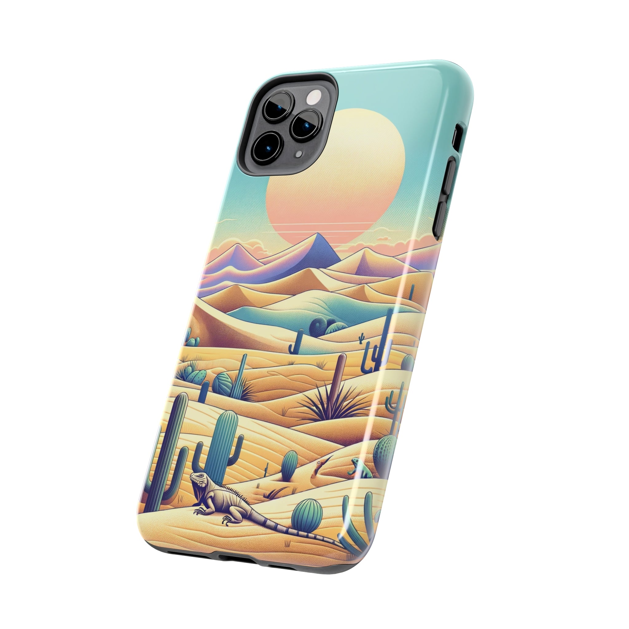 Iguana in the desert 2 - Tough Phone Case