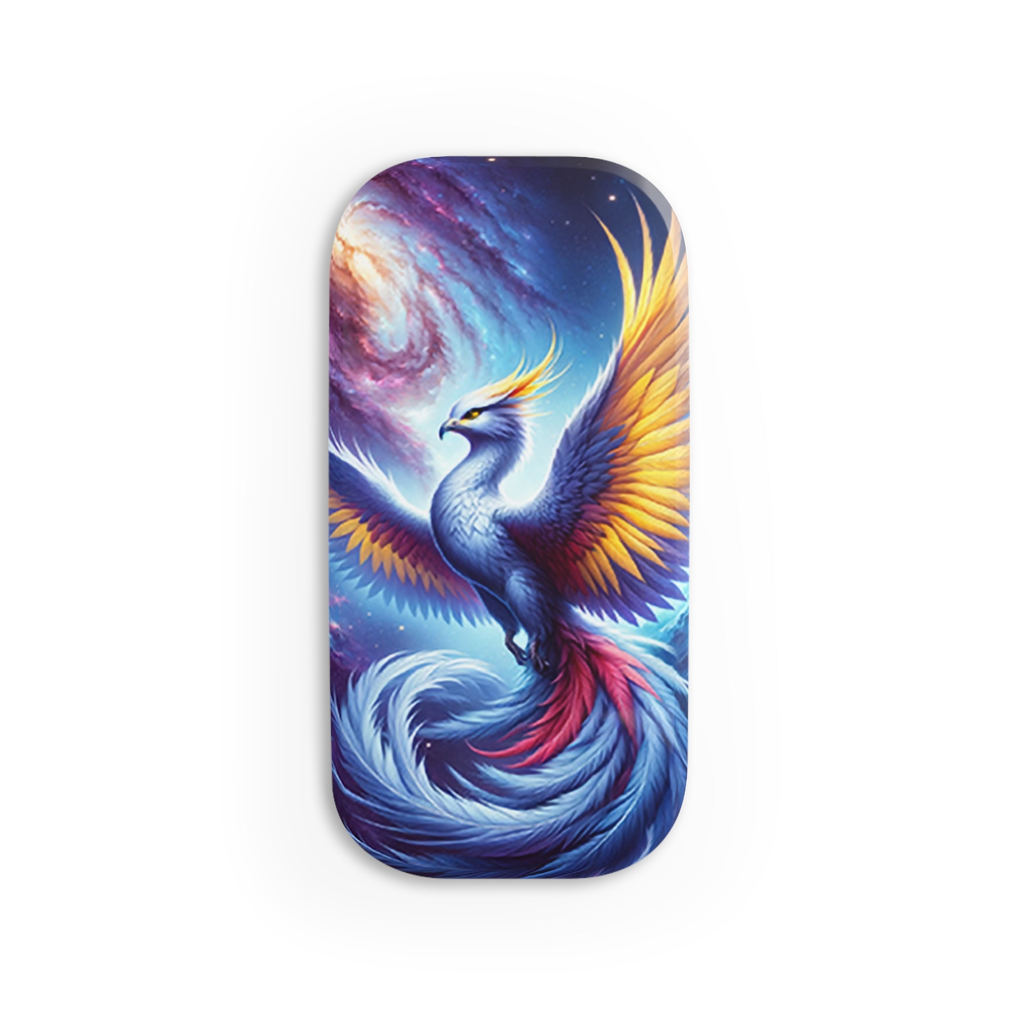 White Phoenix - Phone Click-On Grip