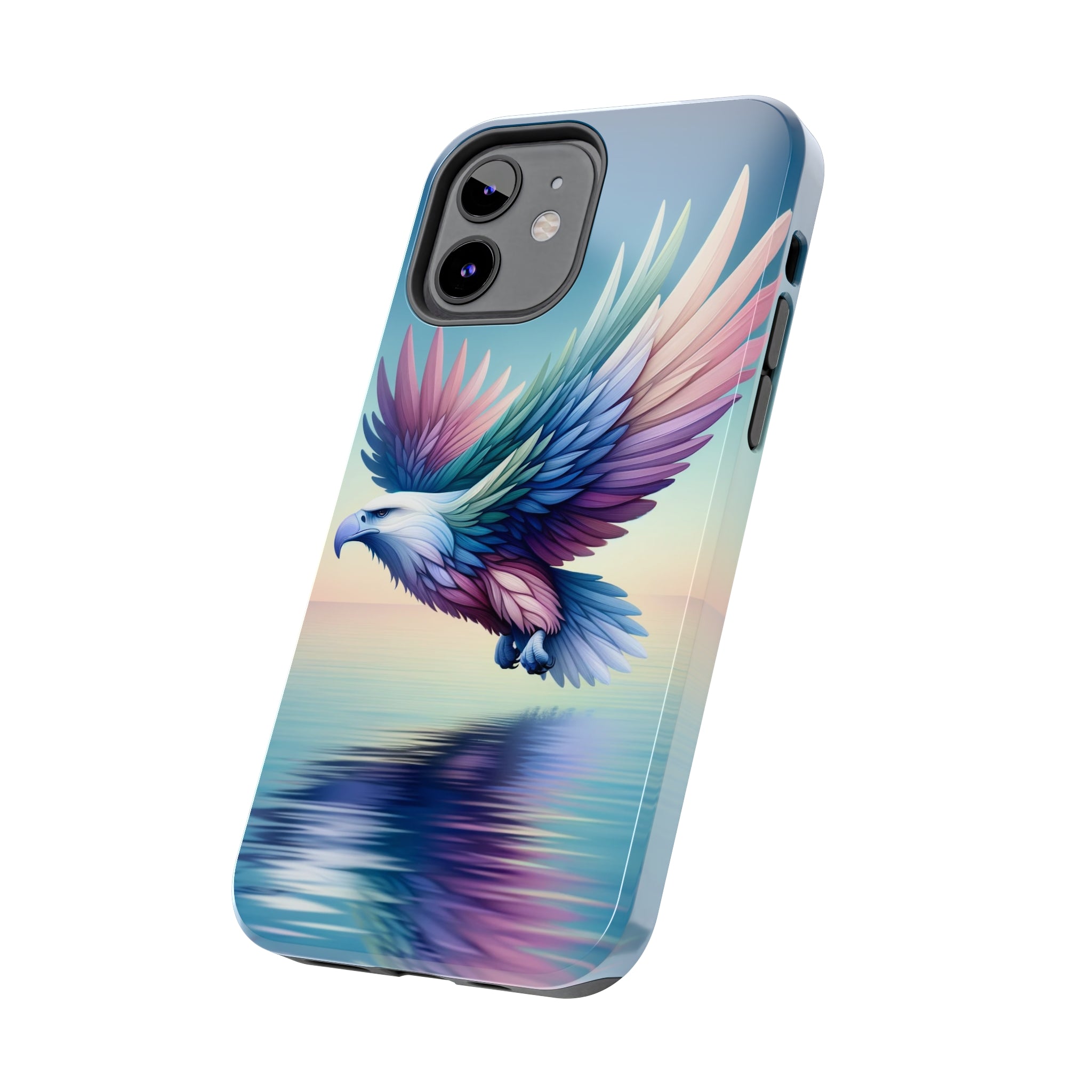 Eagle with colourful feathers - Tough Phone Case