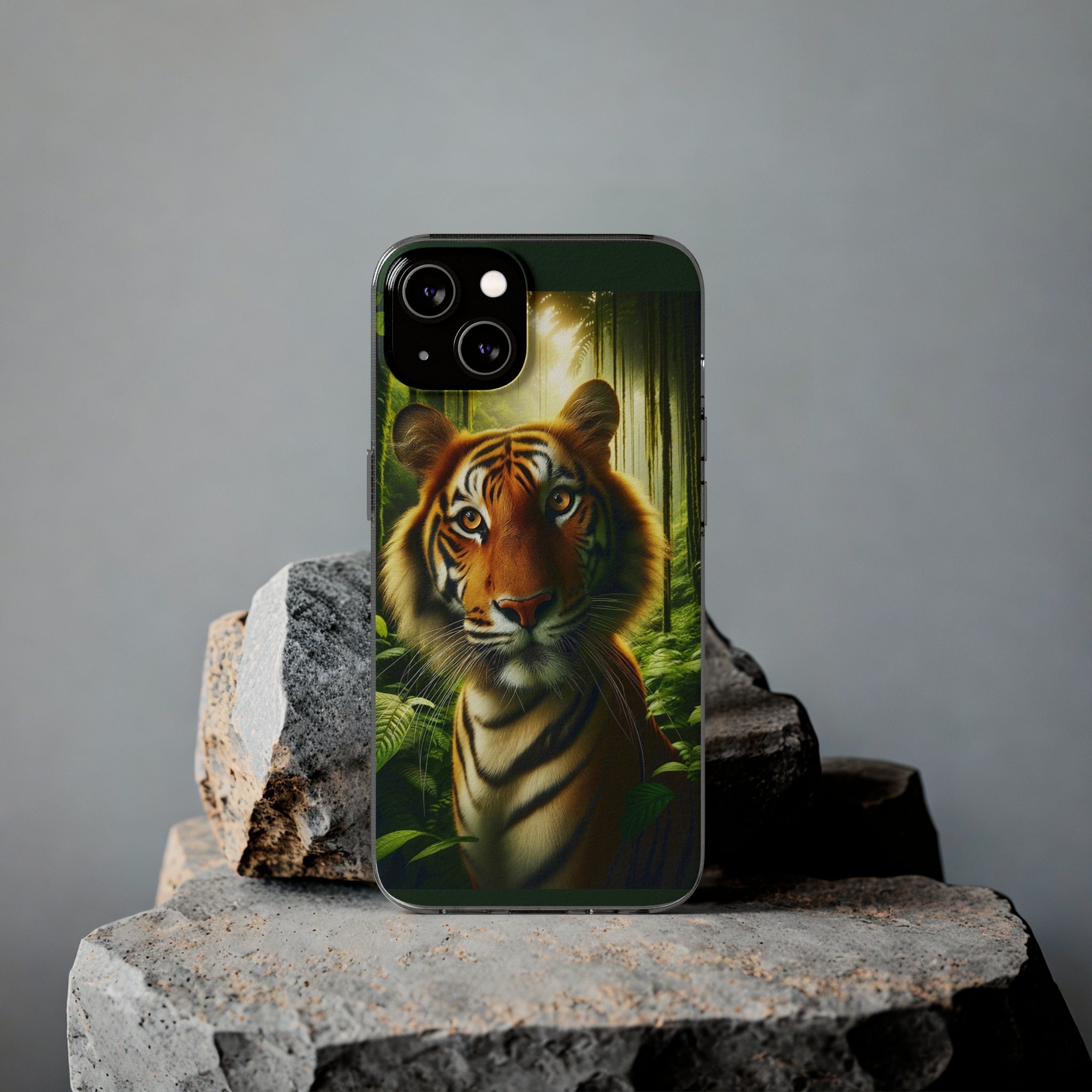 Curious Tiger - Soft Phone Cases