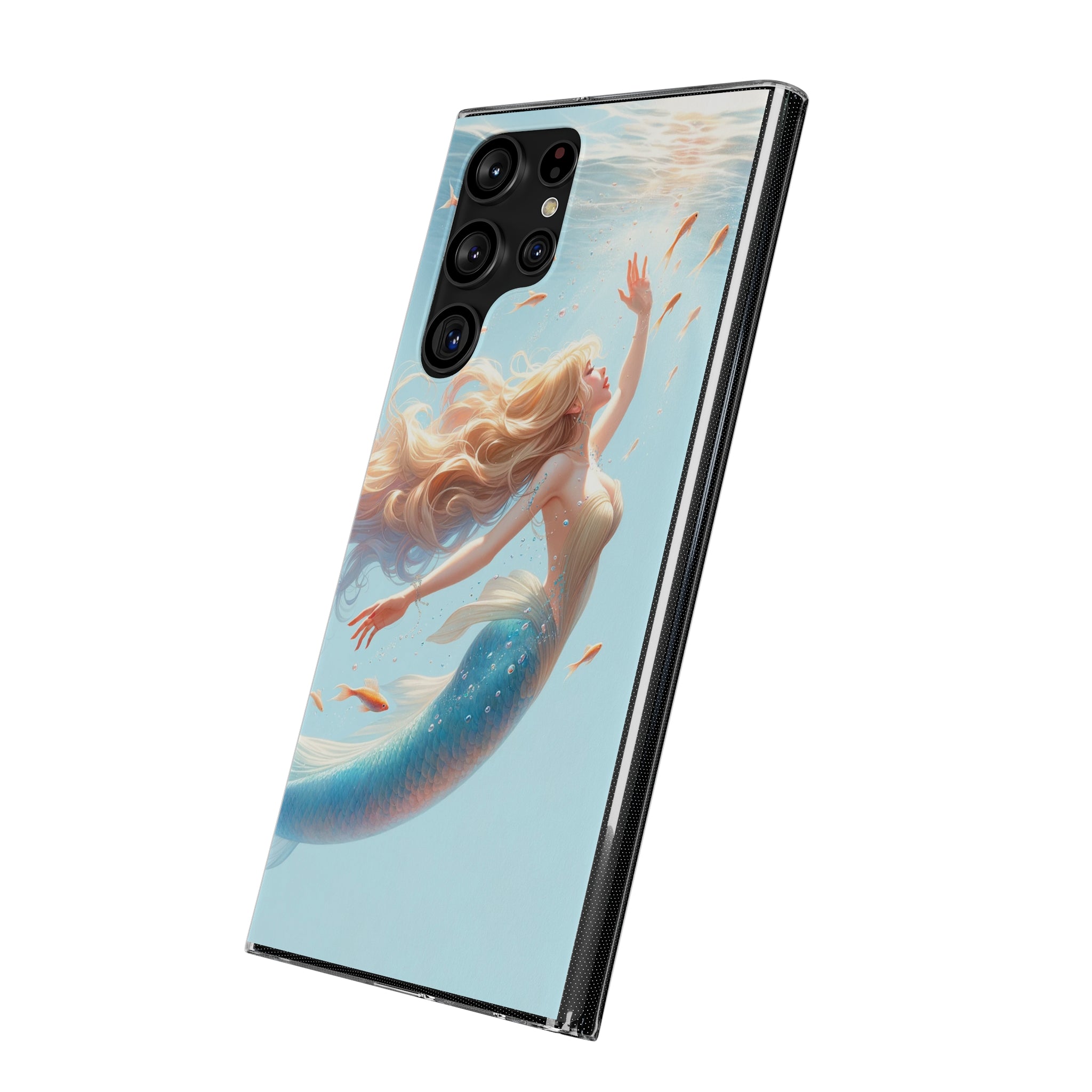 Blond Mermaid - Soft Phone Case