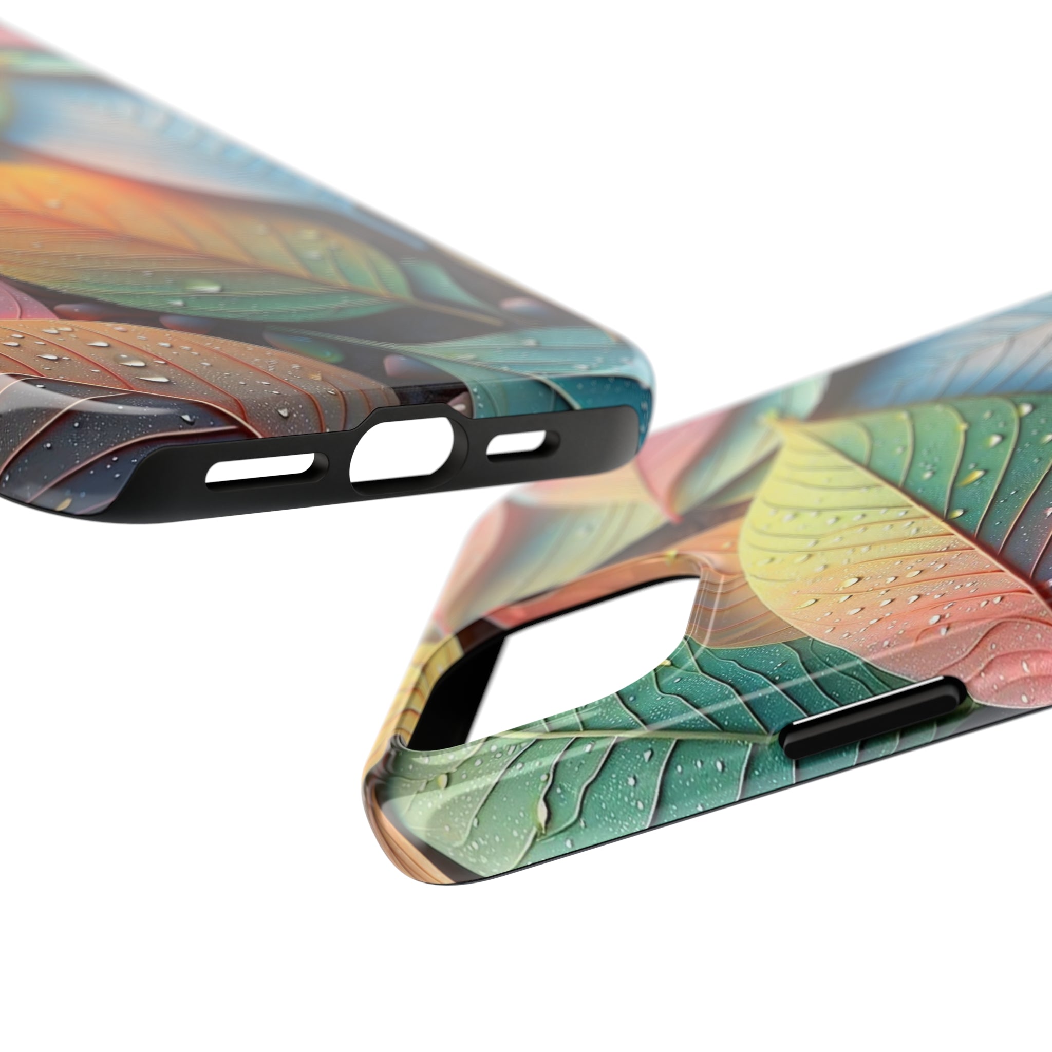 Pastel coloured leaves - Tough Phone Case