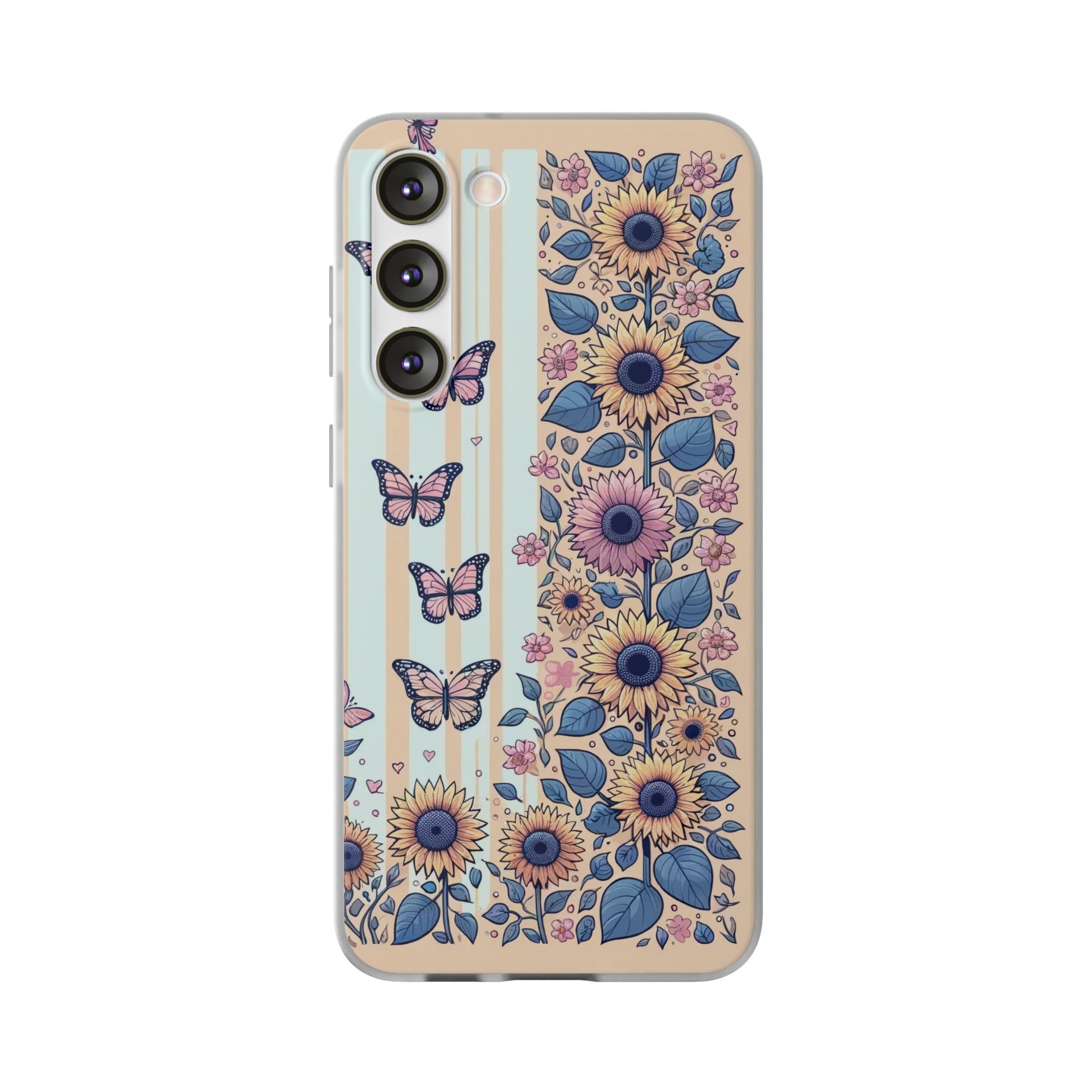 Sunflowers and butterflies - Flexi Case (Samsung only)