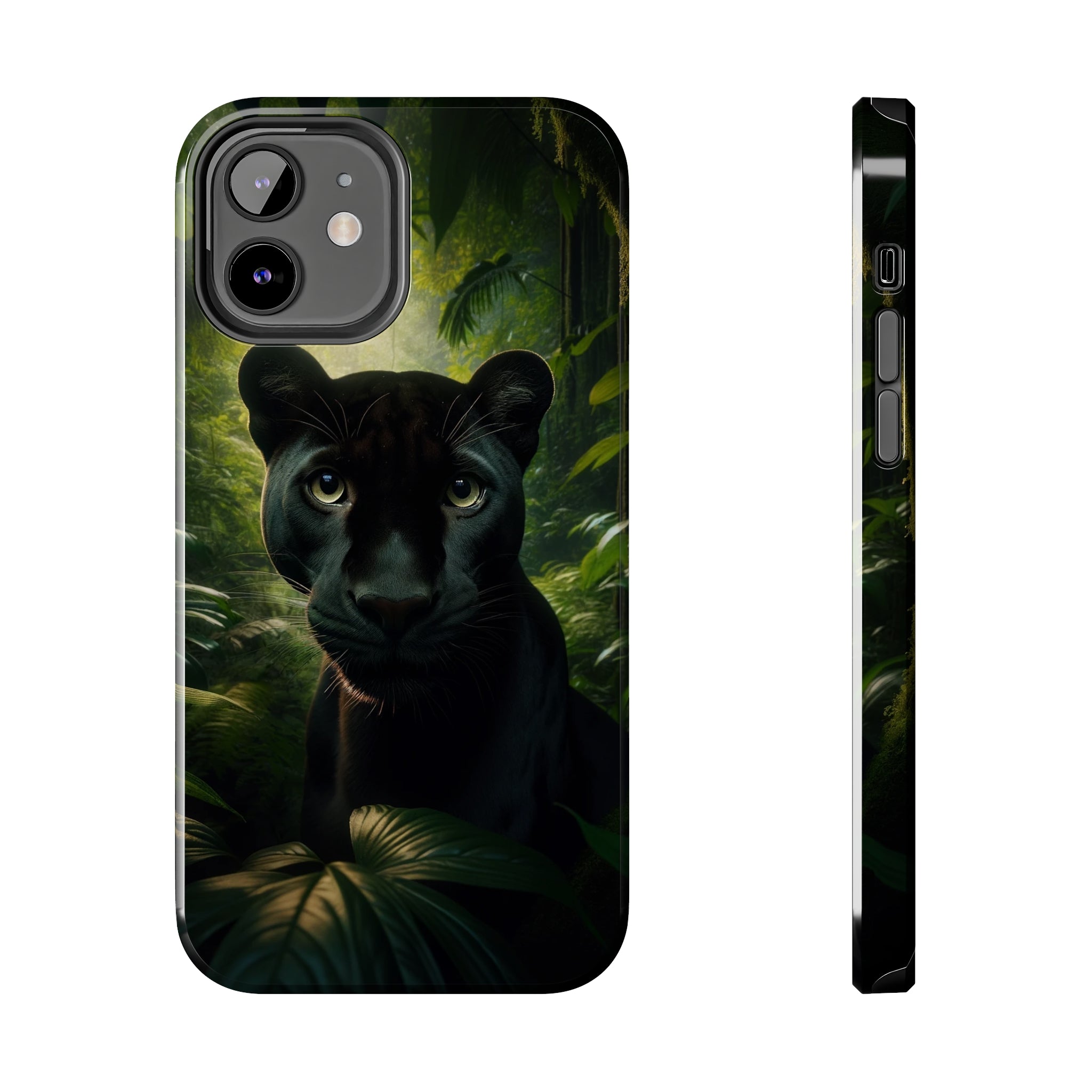 Curious black panther - Tough Phone Case